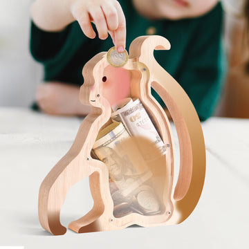 Monkey Piggy Banks: Cute, Unbreakable, Safe, Ideal for Kids