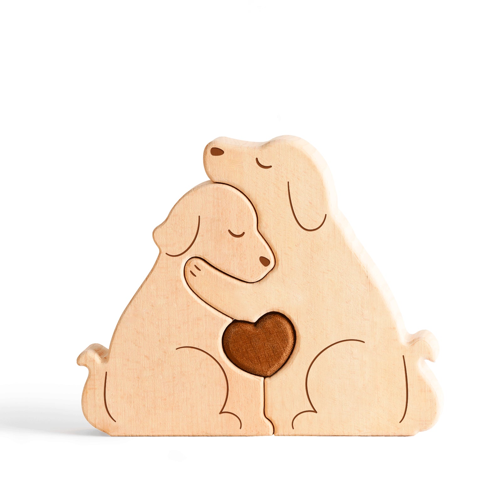 Puppy Family Puzzle: Adorable, Heartwarming Home Decor Gift