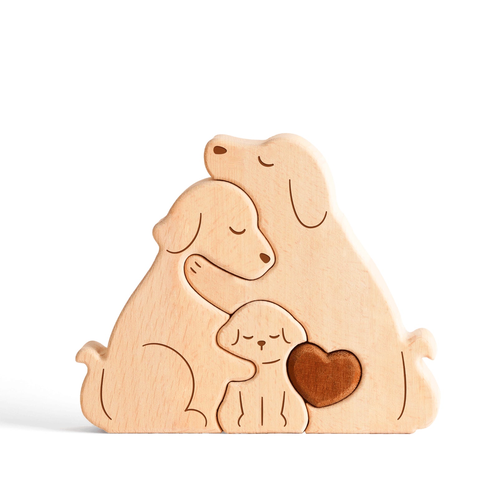 Puppy Family Puzzle: Adorable, Heartwarming Home Decor Gift
