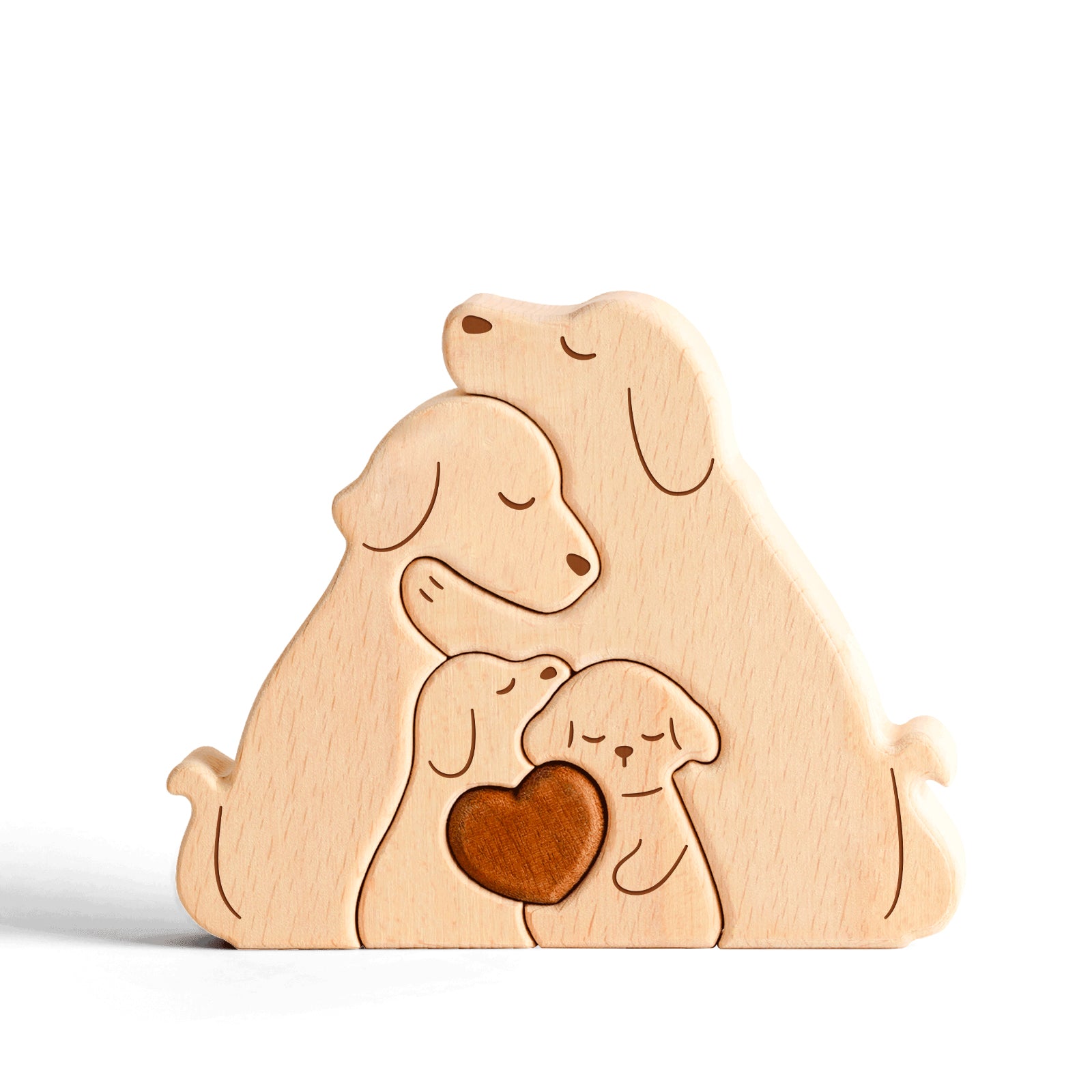 Puppy Family Puzzle: Adorable, Heartwarming Home Decor Gift