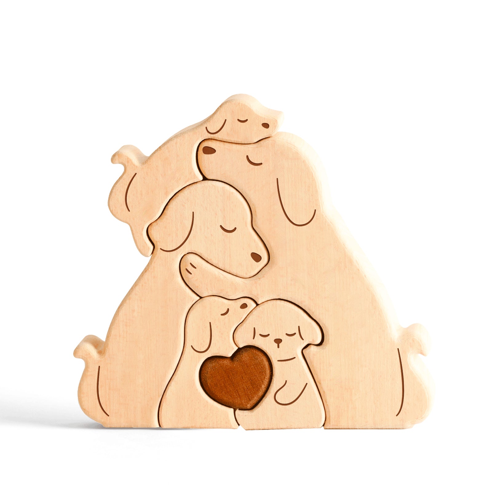 Puppy Family Puzzle: Adorable, Heartwarming Home Decor Gift