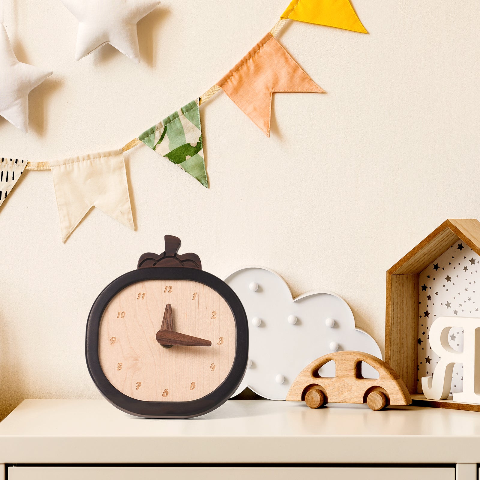 Mangosteen Wooden Desk Clock – Exotic Elegance Meets Functional Art