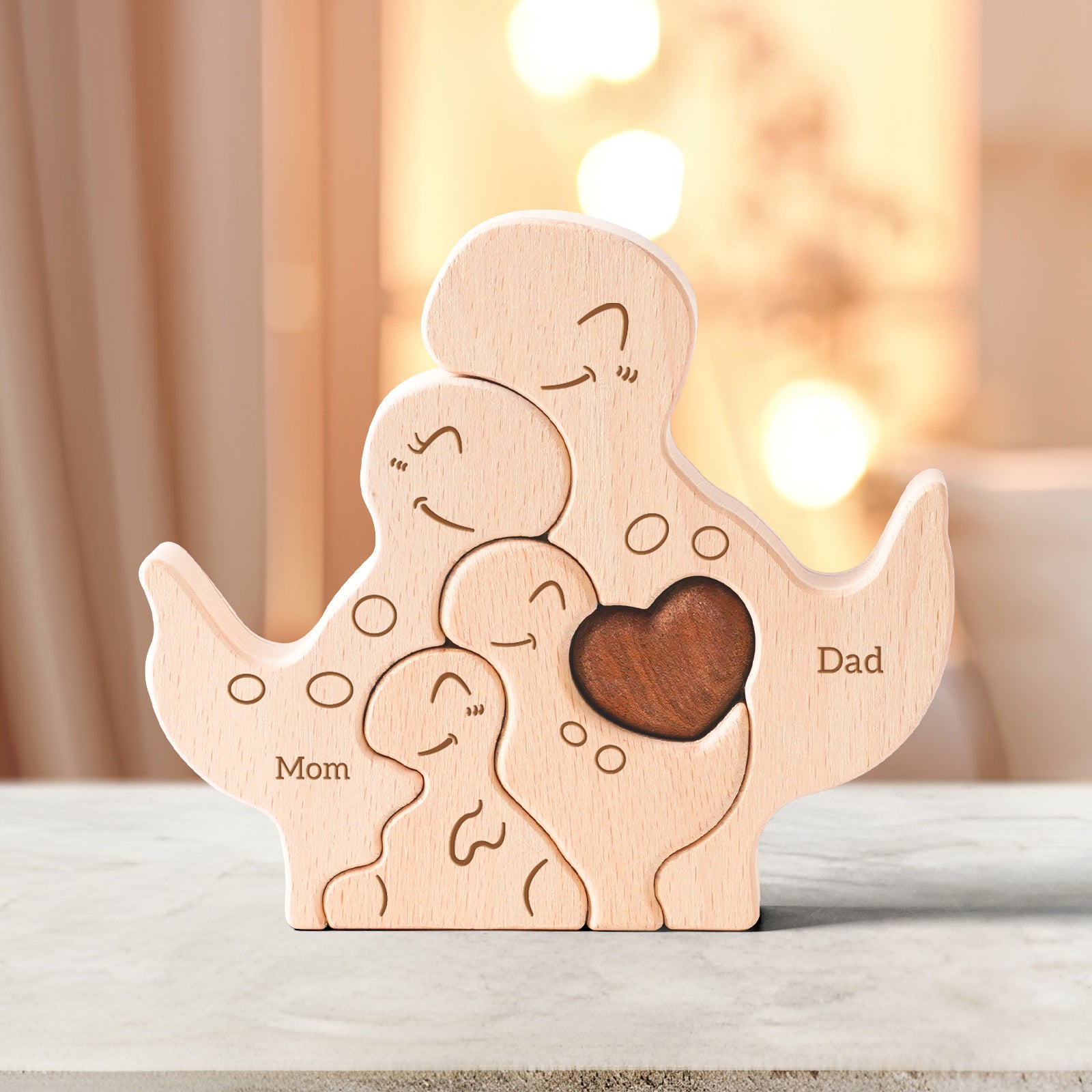 Dinosaur Puzzle Set: Prehistoric Adventure Gift for Family, Kids Room Decor