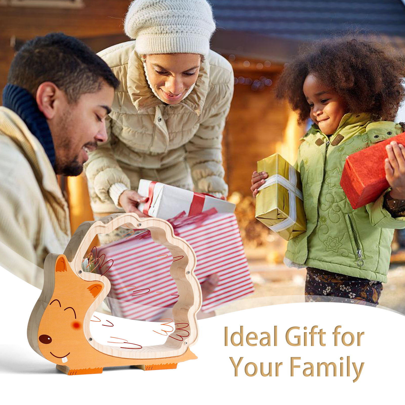 Adorable Hedgehog Coin Bank: Cute, Handcrafted, Functional Gift for Friends