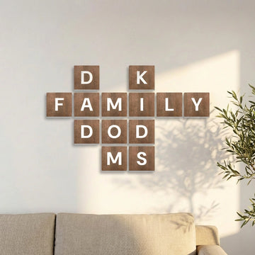 Crossword Family Wall