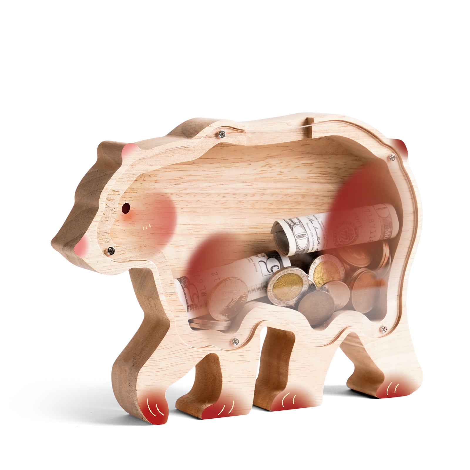 Bear Piggy Banks: Cute, Unbreakable, Safe, Ideal for Kids