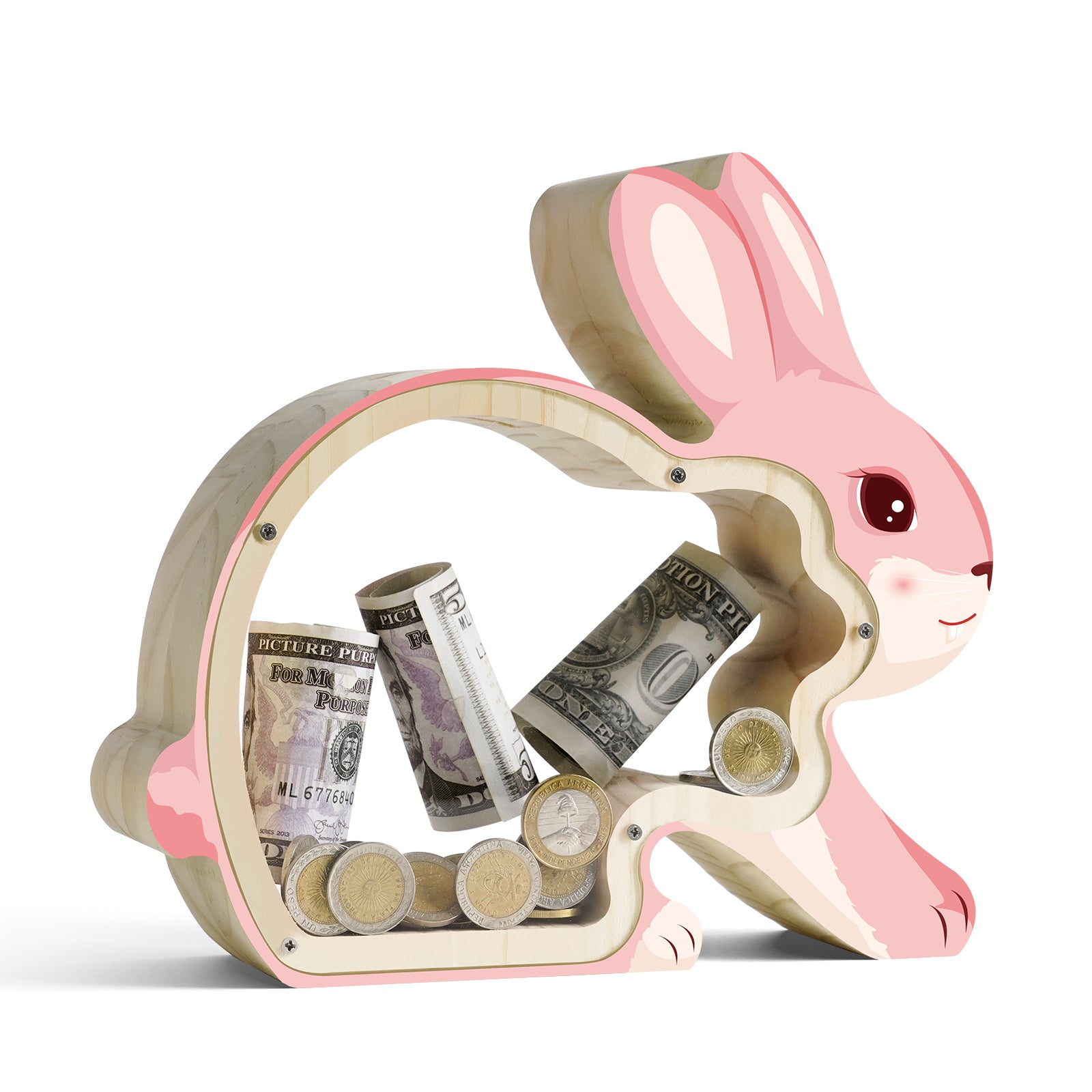 Bunny Coin Bank: Handcrafted, Cute, Perfect Gift