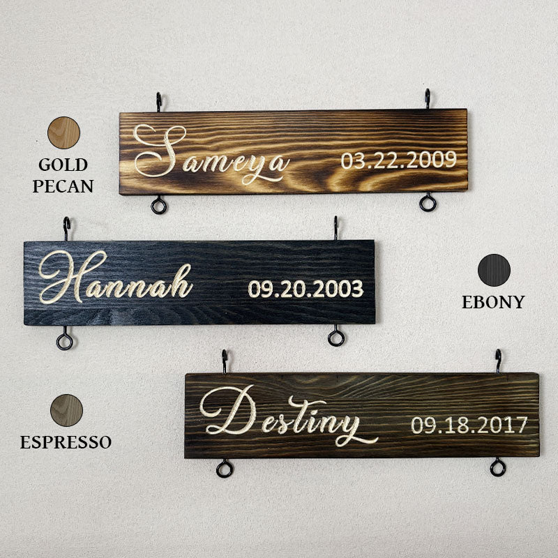 [Add-on Only] Extra Name Slats for Deep Engraved Family Sign