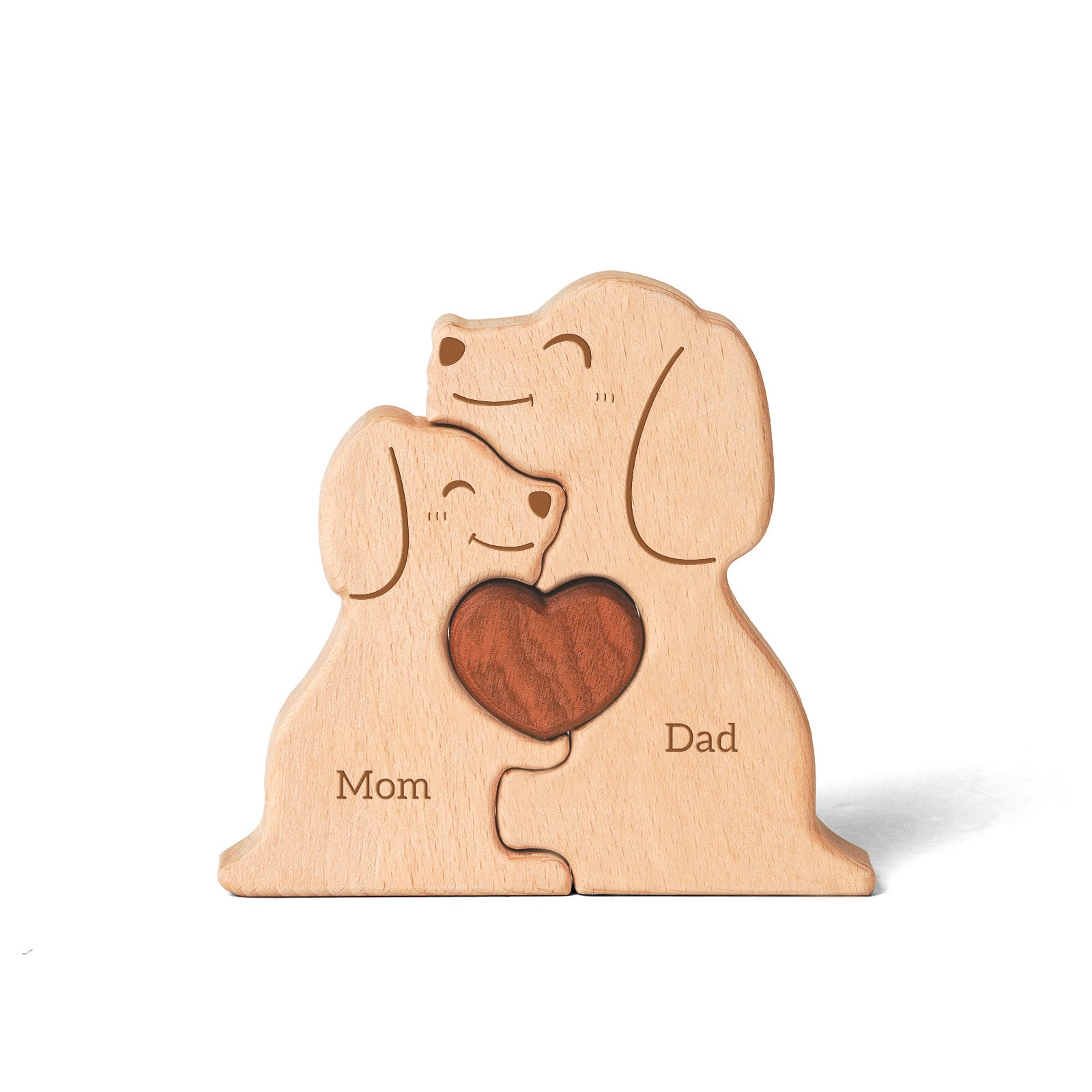 Puppy Family Puzzle: Adorable, Heartwarming Home Decor Gift