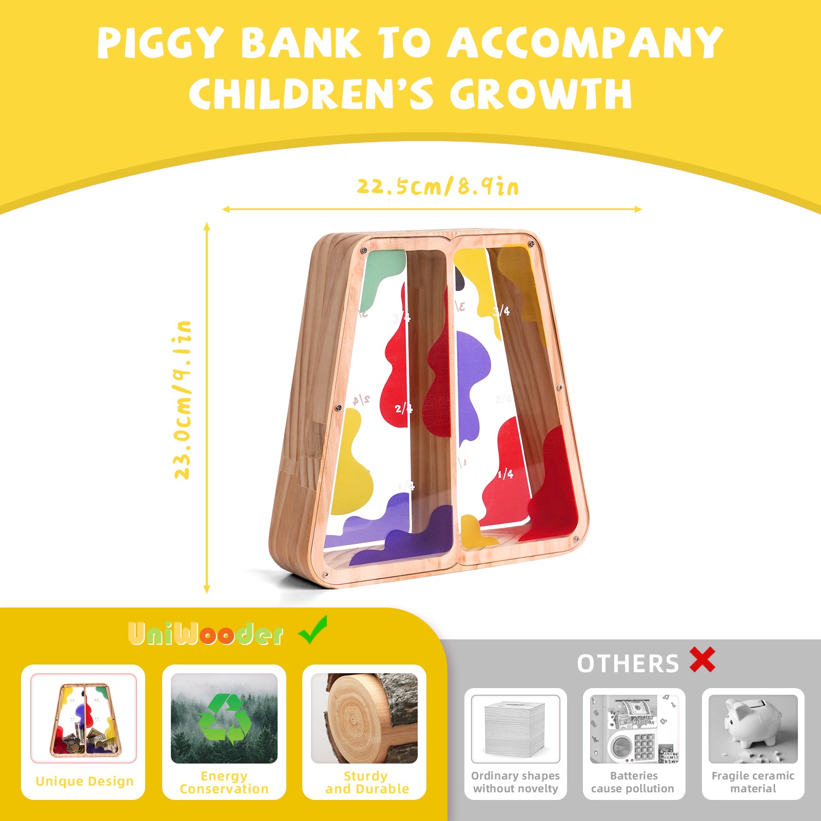 Ladder Piggy Bank - Unique Savings Gift for kids & Families