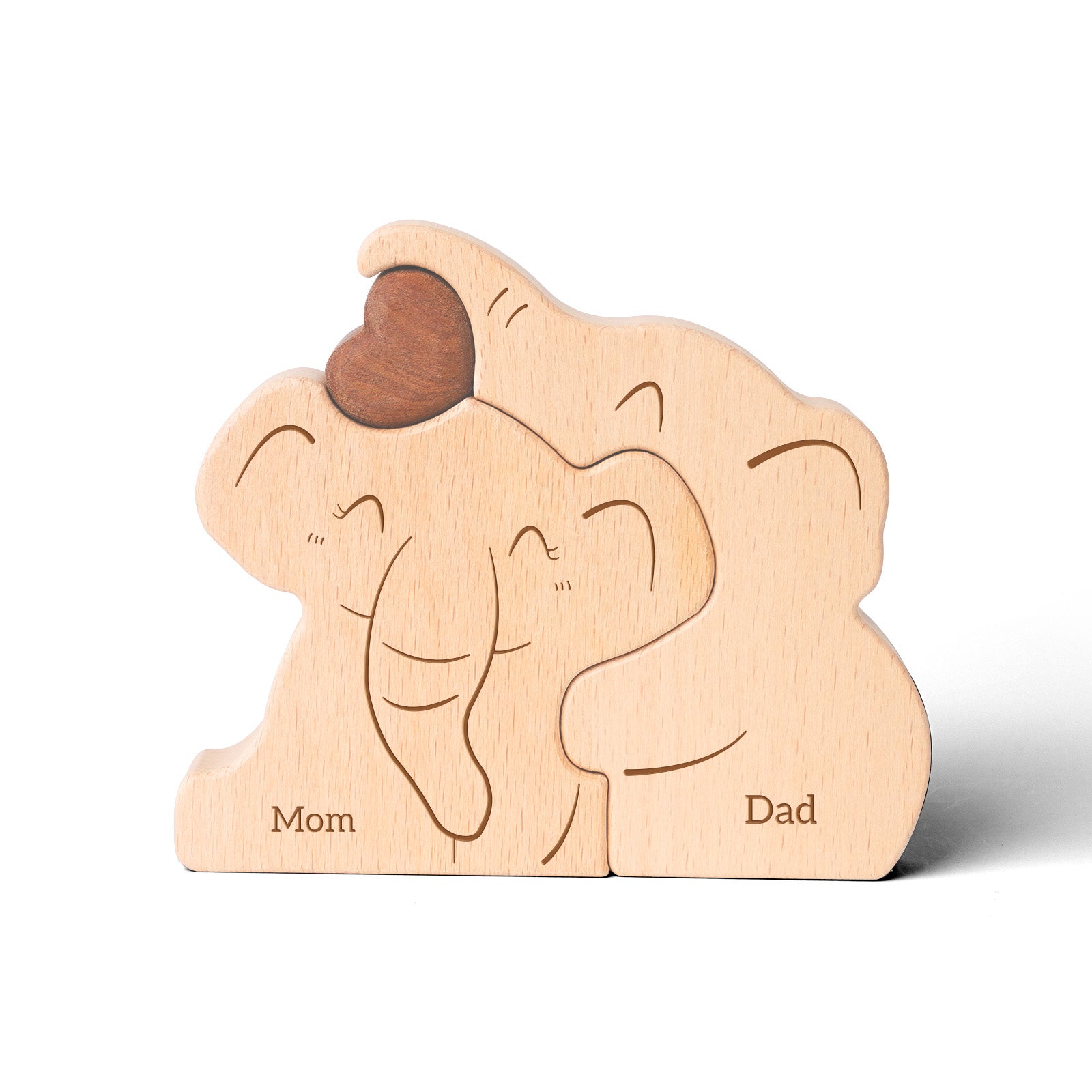 Elephant Family Puzzle: Safari Decor, Heartwarming Gift