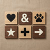 Symbol & Icon Tiles (Connectors) | Heart, &, Star, Paw Print