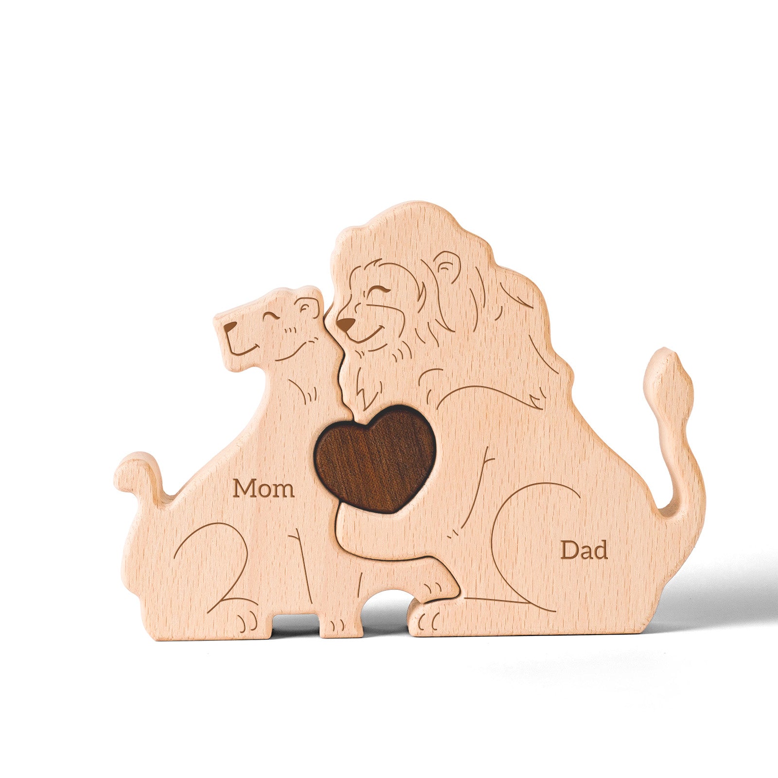 Lion Family Puzzle: Jungle Decor, Symbol of Strength