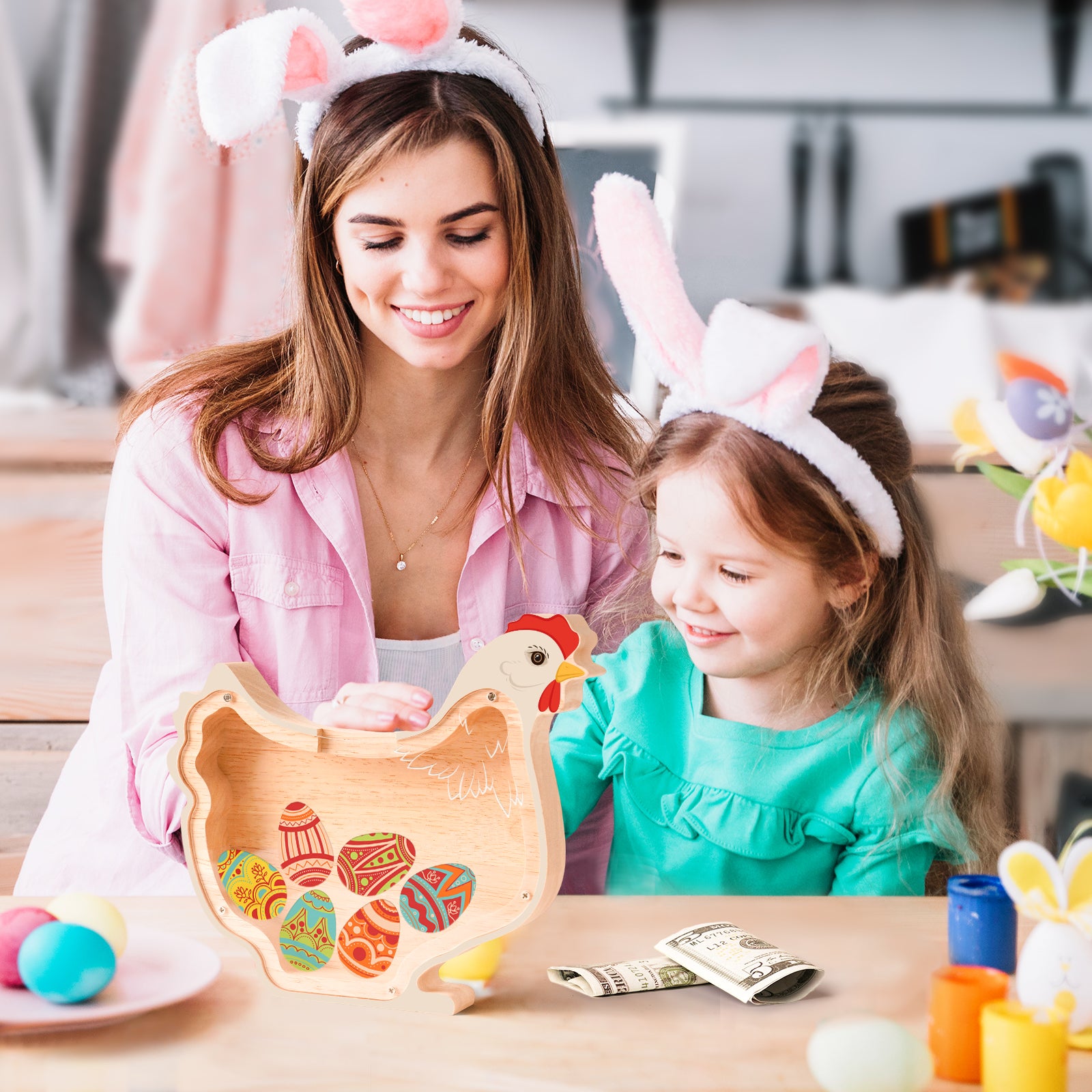 Chicken Piggy Bank: Unbreakable, Cute, Personalized Gift