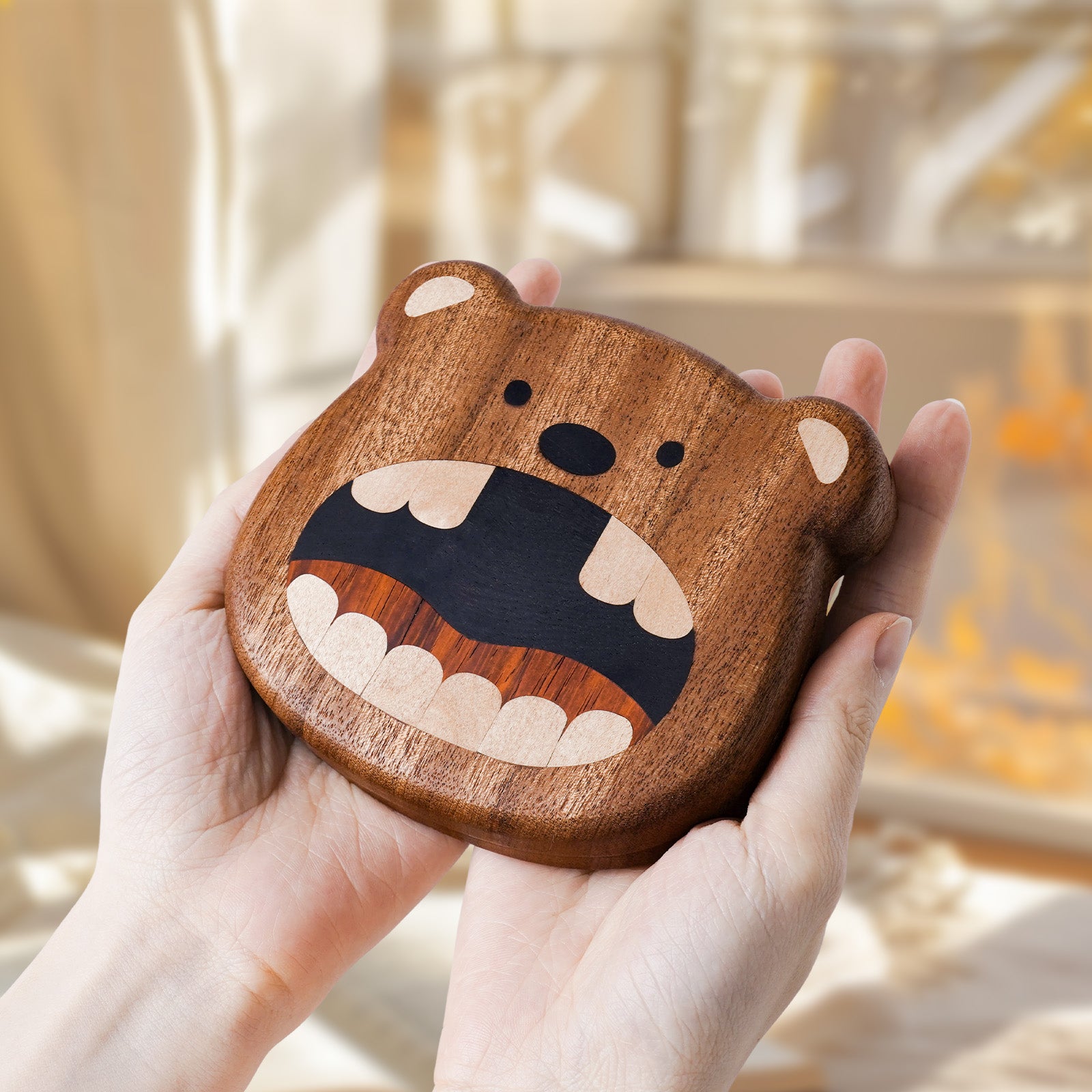 Tooth Fairy Keepsake Box - Handcrafted Wooden Tooth Treasure Chest for 20 Baby Teeth