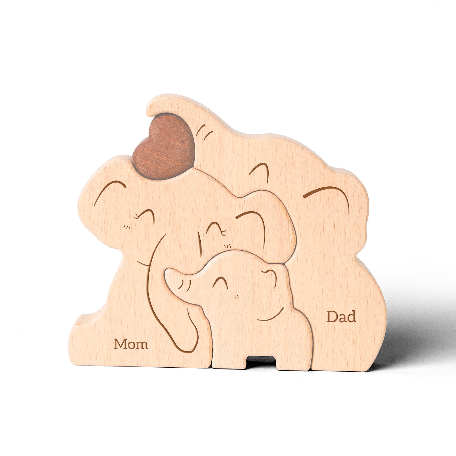 Elephant Family Puzzle: Safari Decor, Heartwarming Gift