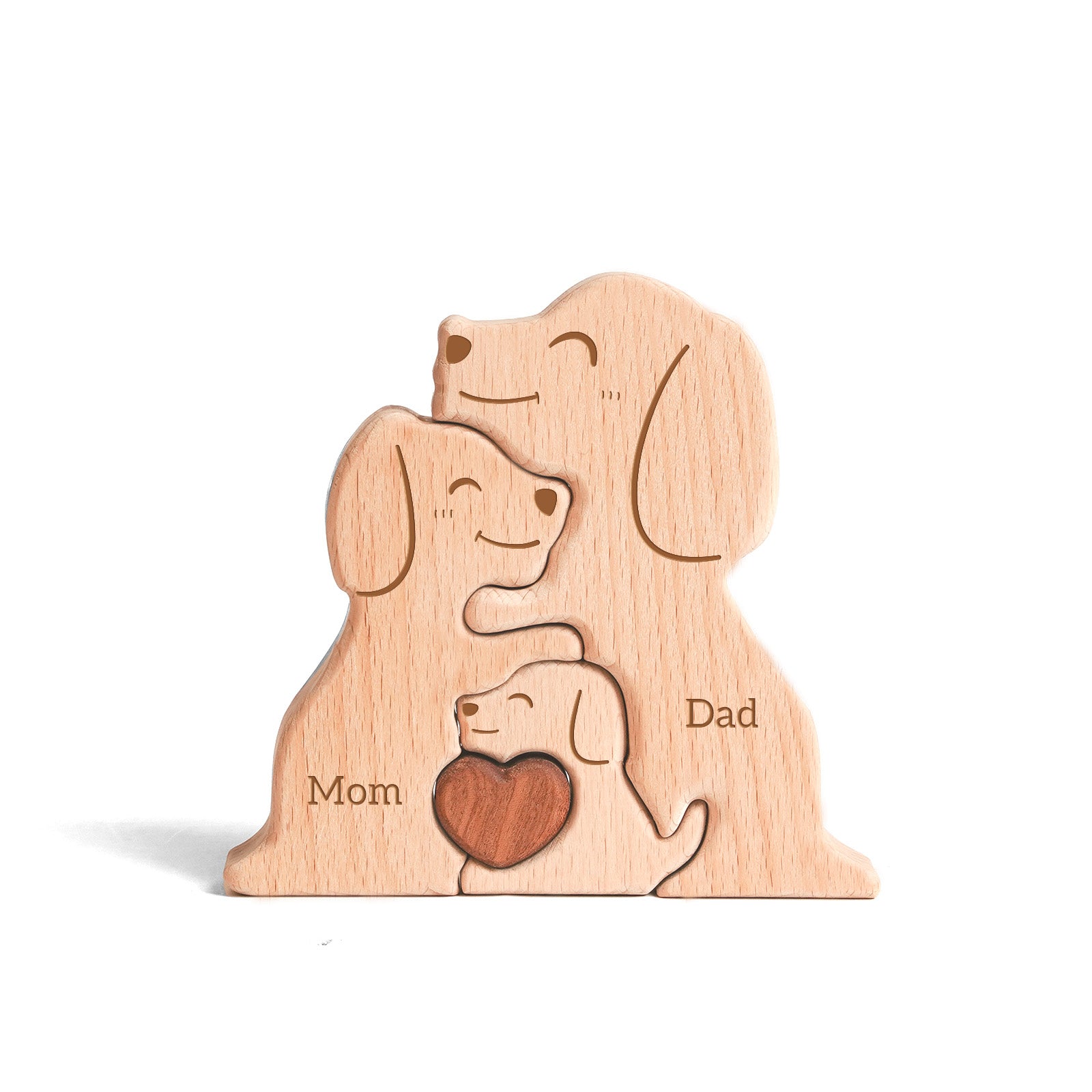 Puppy Family Puzzle: Adorable, Heartwarming Home Decor Gift