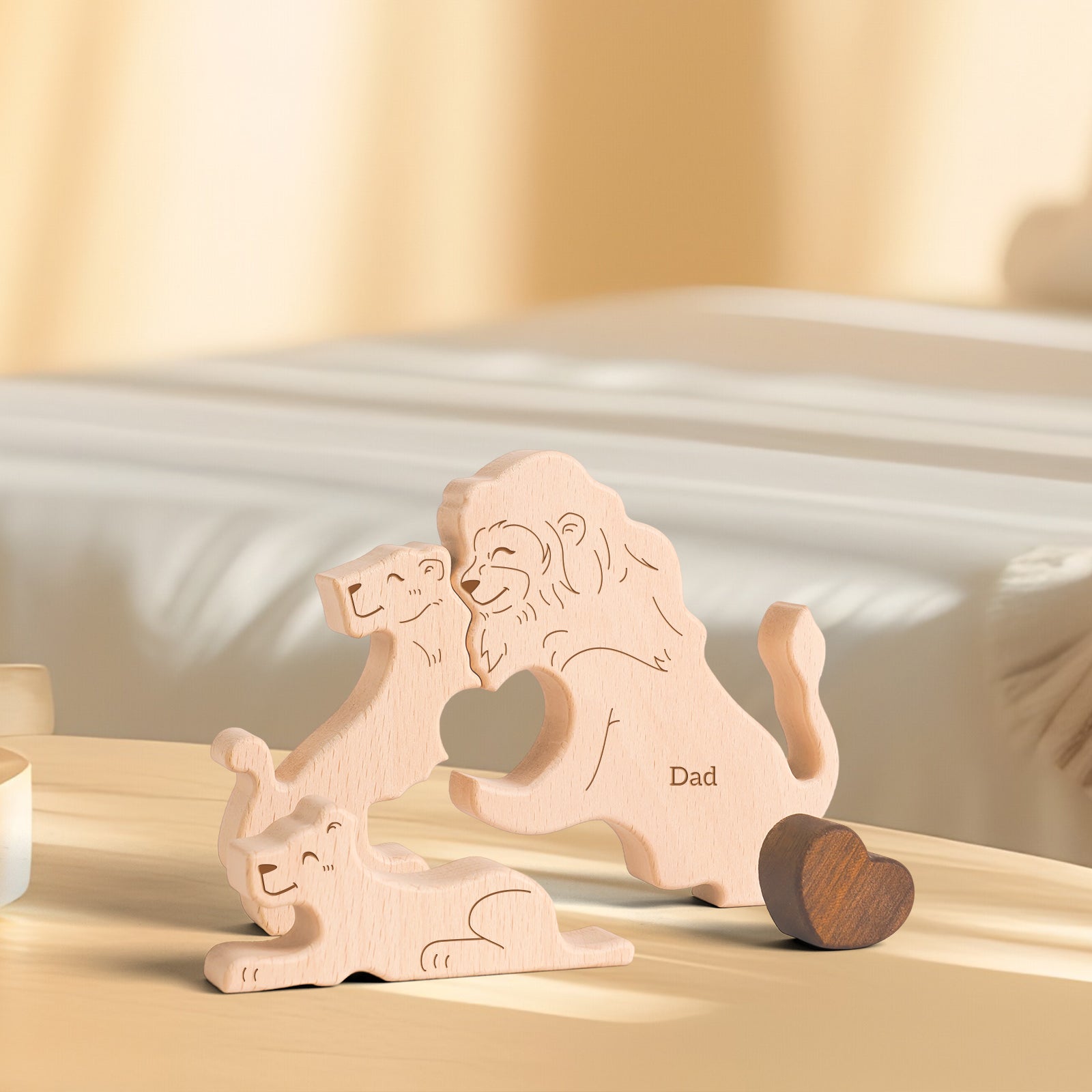 Lion Family Puzzle: Jungle Decor, Symbol of Strength