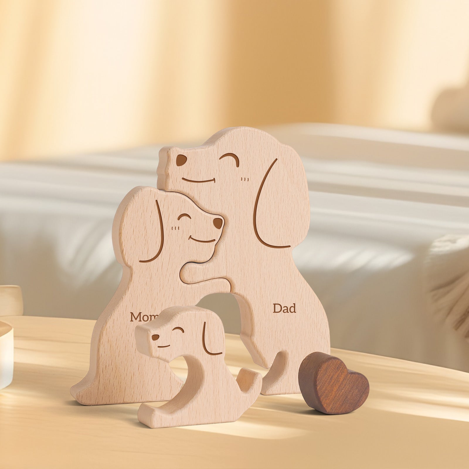 Puppy Family Puzzle: Adorable, Heartwarming Home Decor Gift