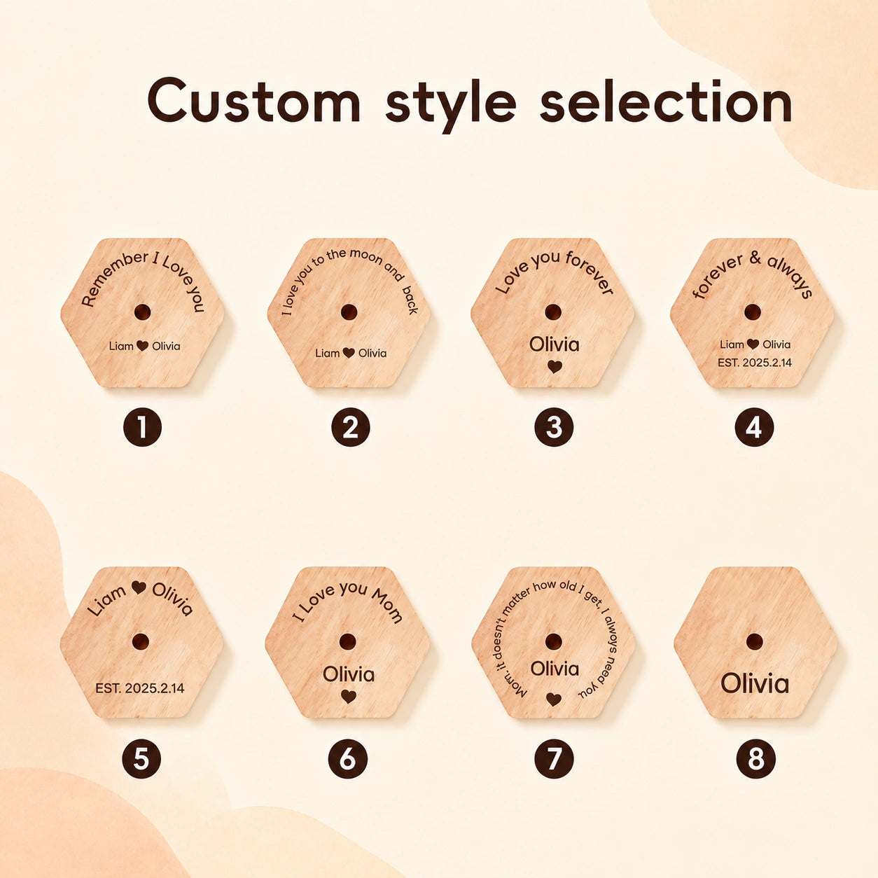 Eternal Love Wooden Flower Set – The Ideal Keepsake for Your Loved Ones