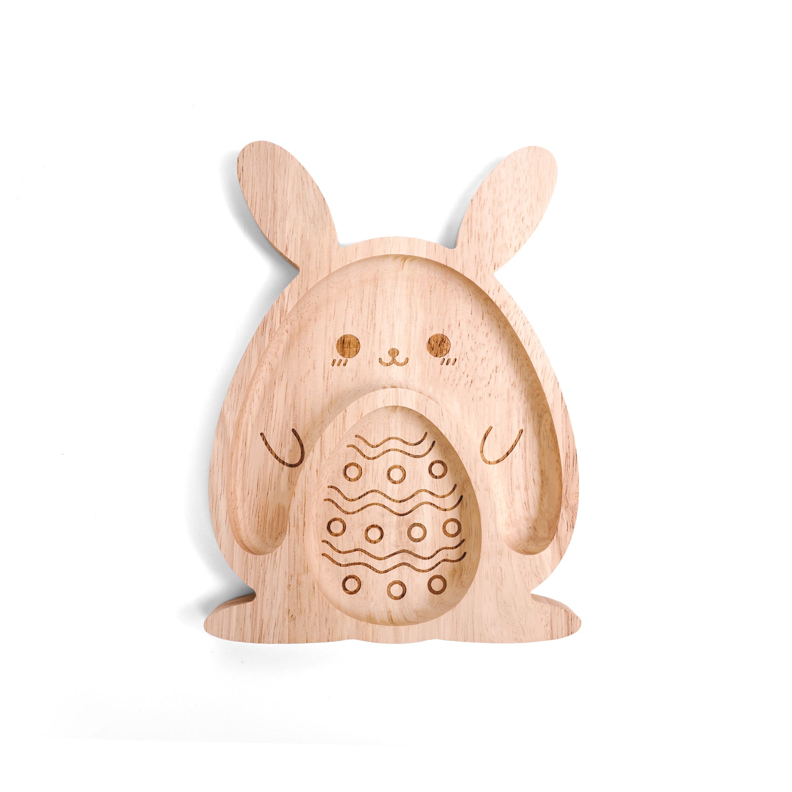 Easter Bunny Wooden Tray: Charming Spring Decor & Functional Gift