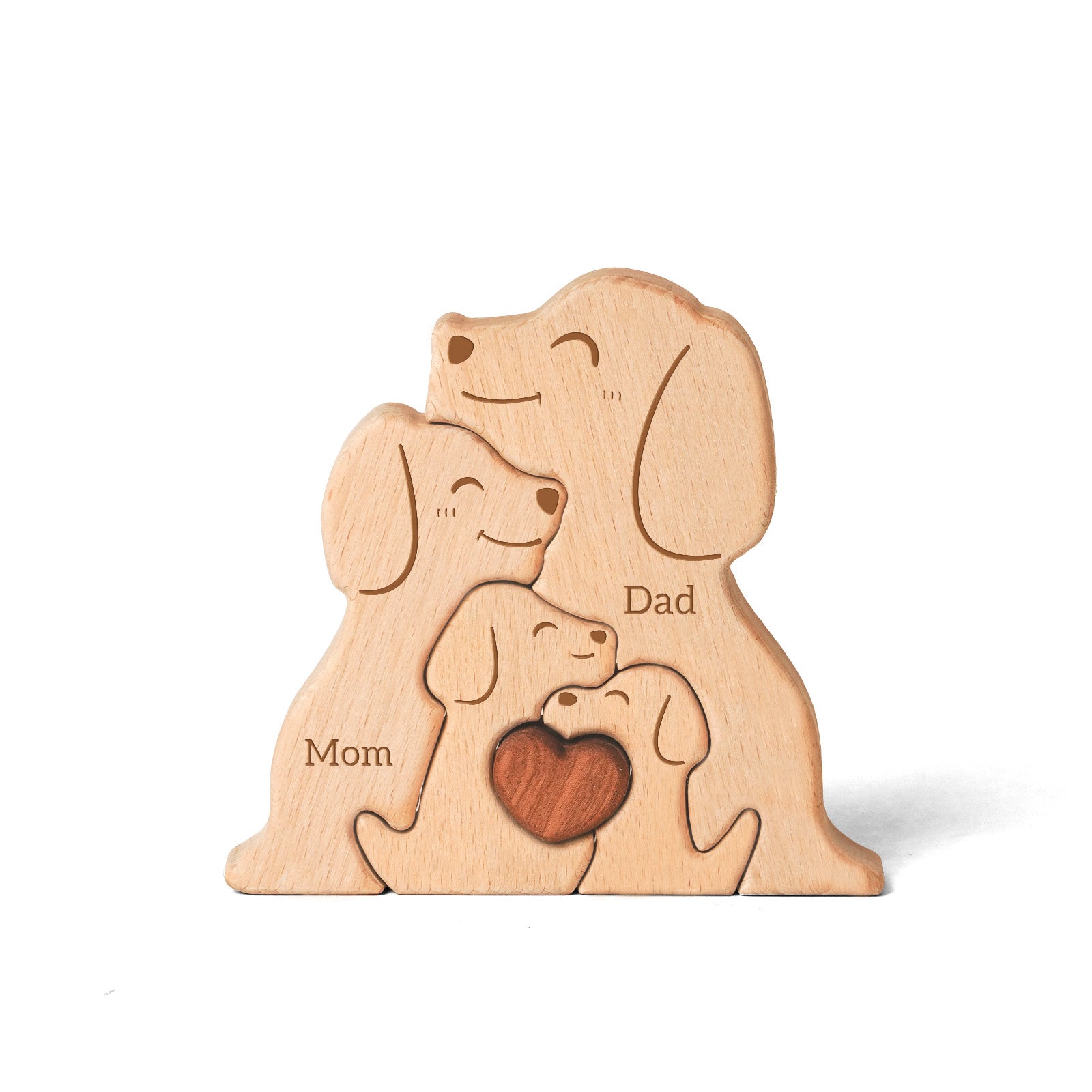 Puppy Family Puzzle: Adorable, Heartwarming Home Decor Gift