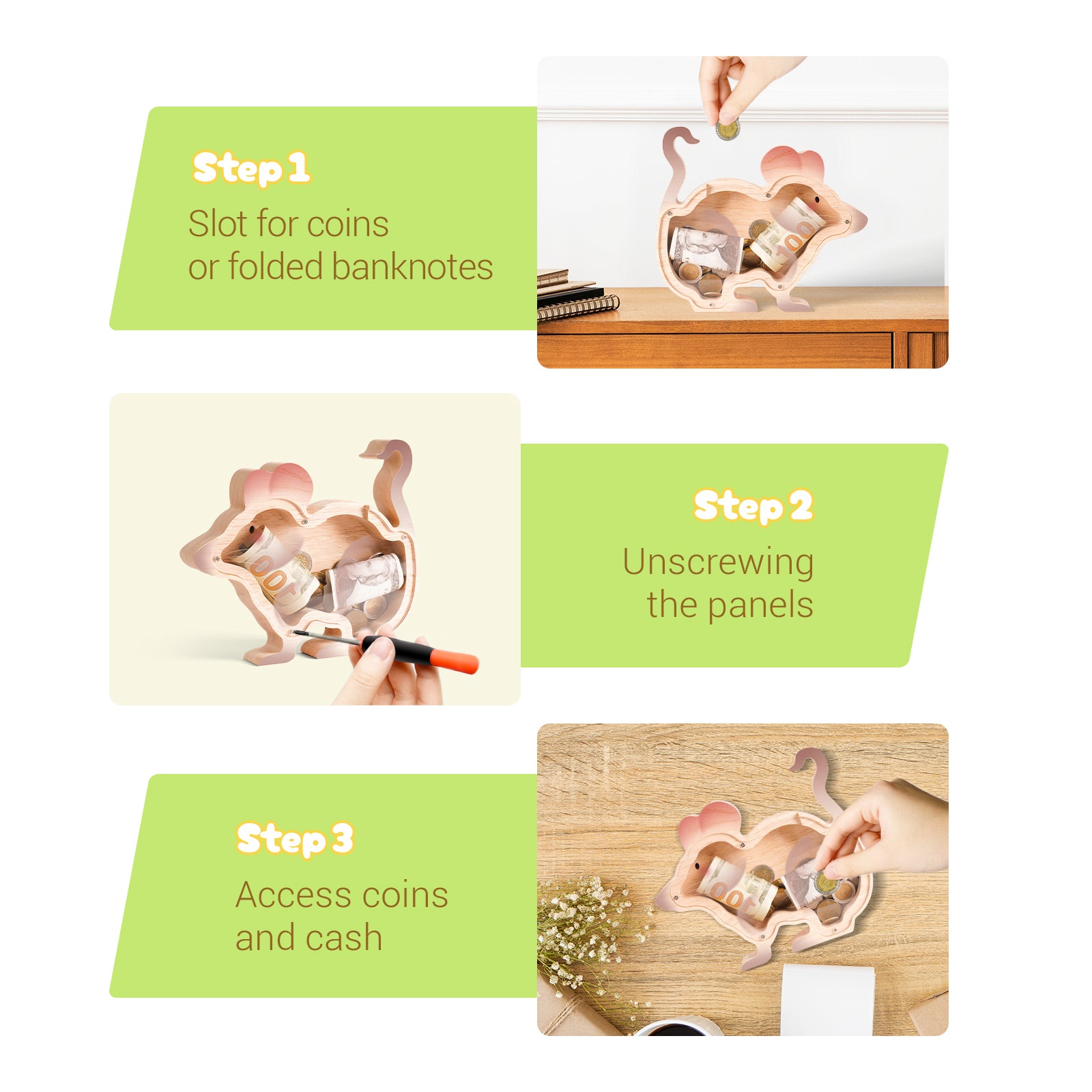 Rat Piggy Banks: Cute, Unbreakable, Safe, Perfect for Kids