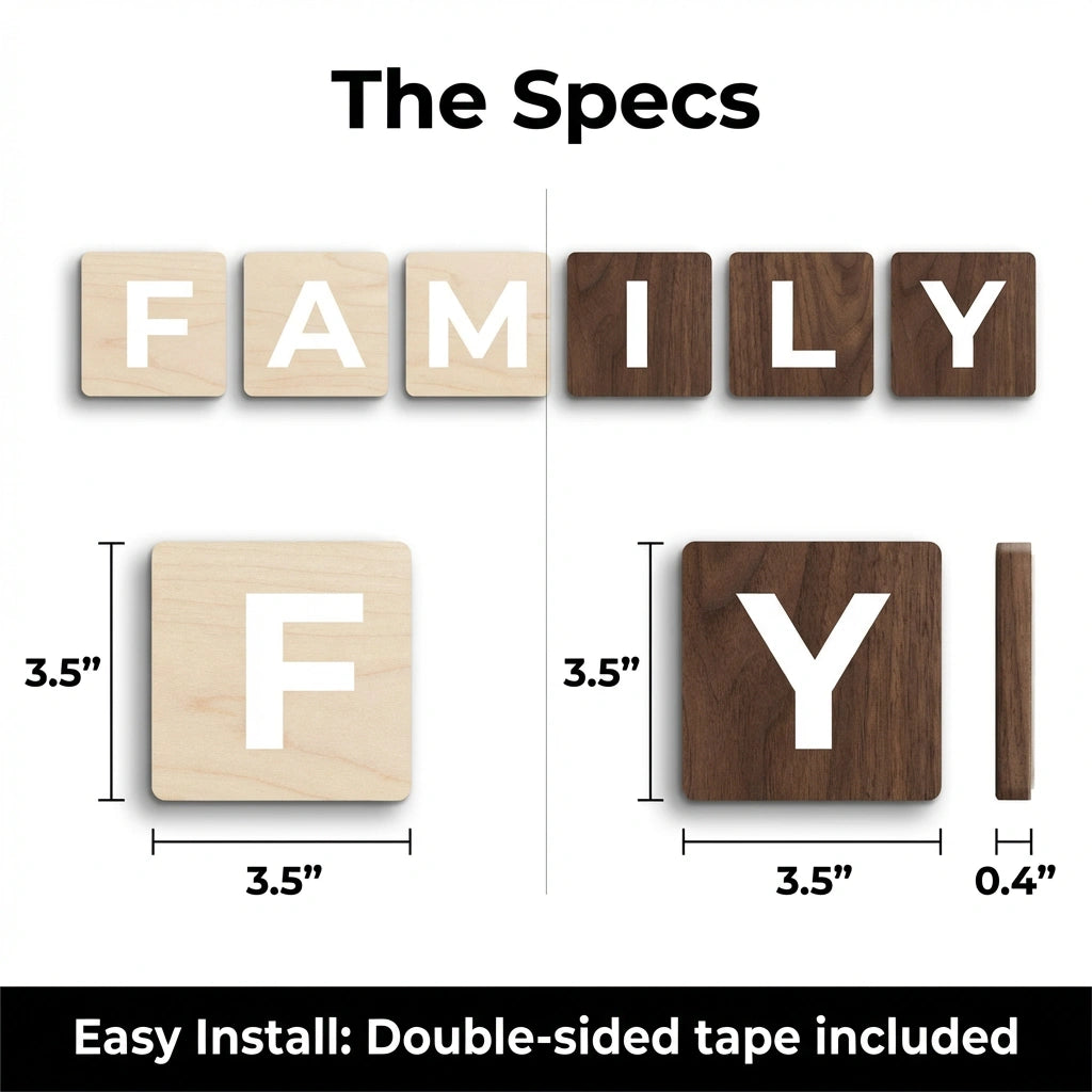 Crossword Family Wall