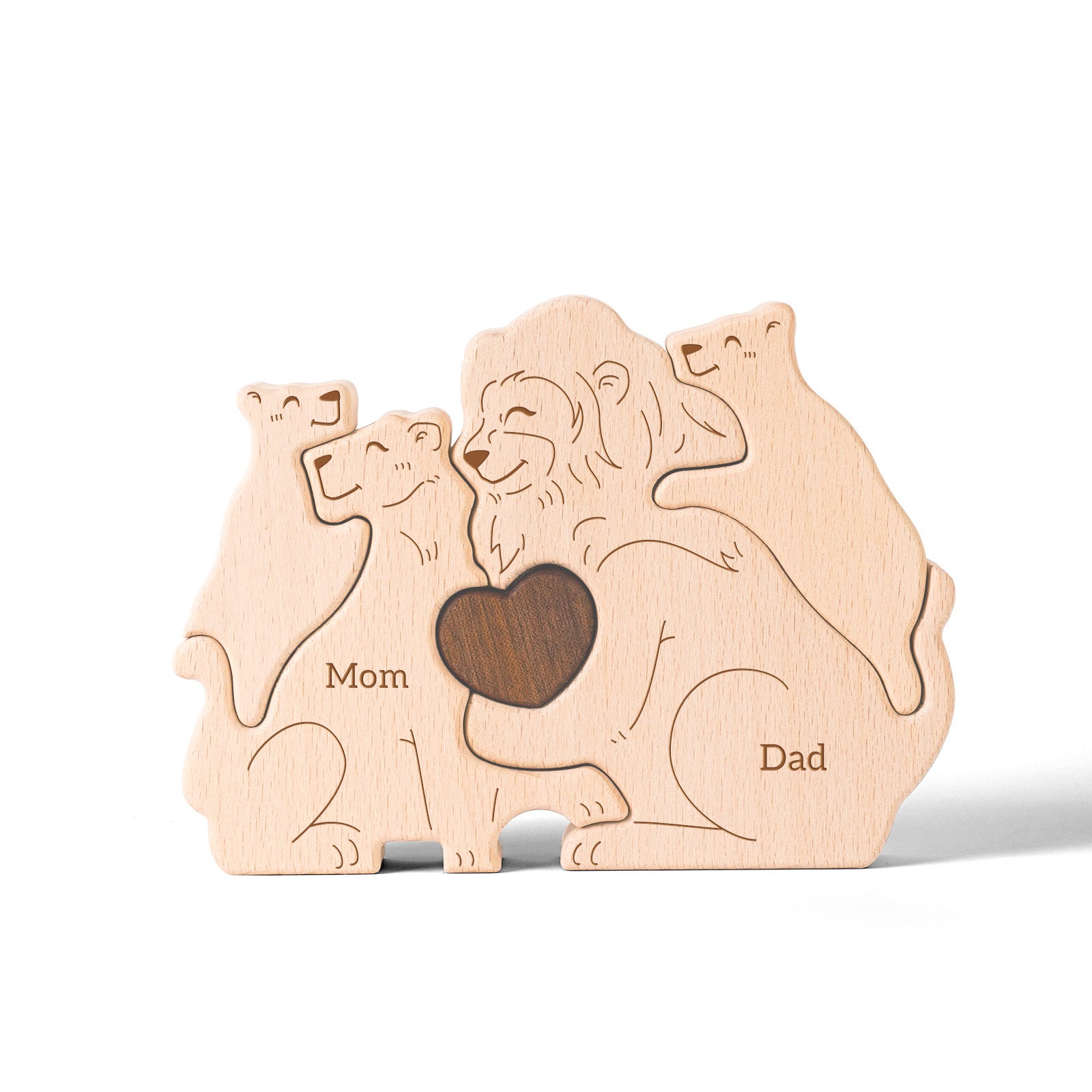 Lion Family Puzzle: Jungle Decor, Symbol of Strength
