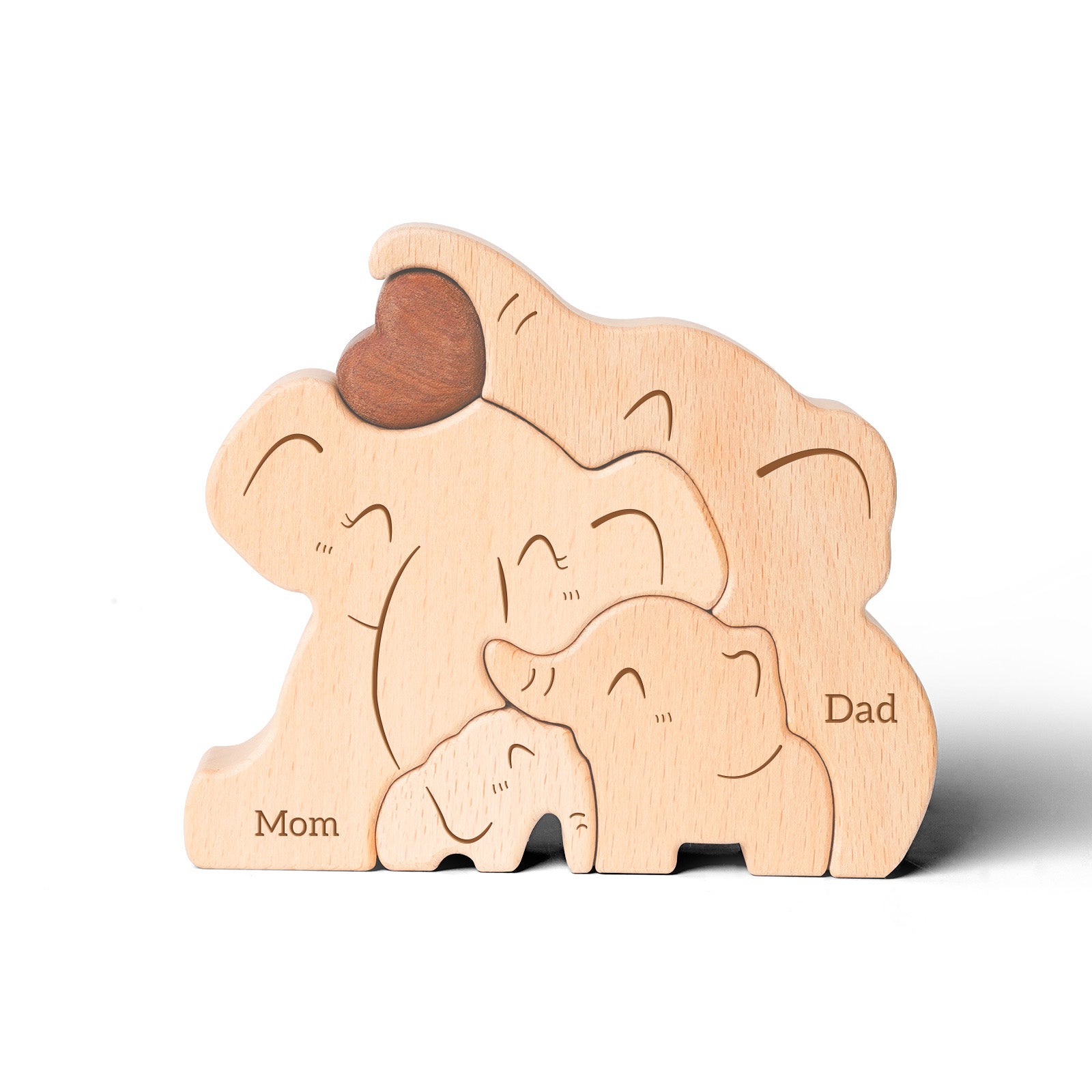 Elephant Family Puzzle: Safari Decor, Heartwarming Gift