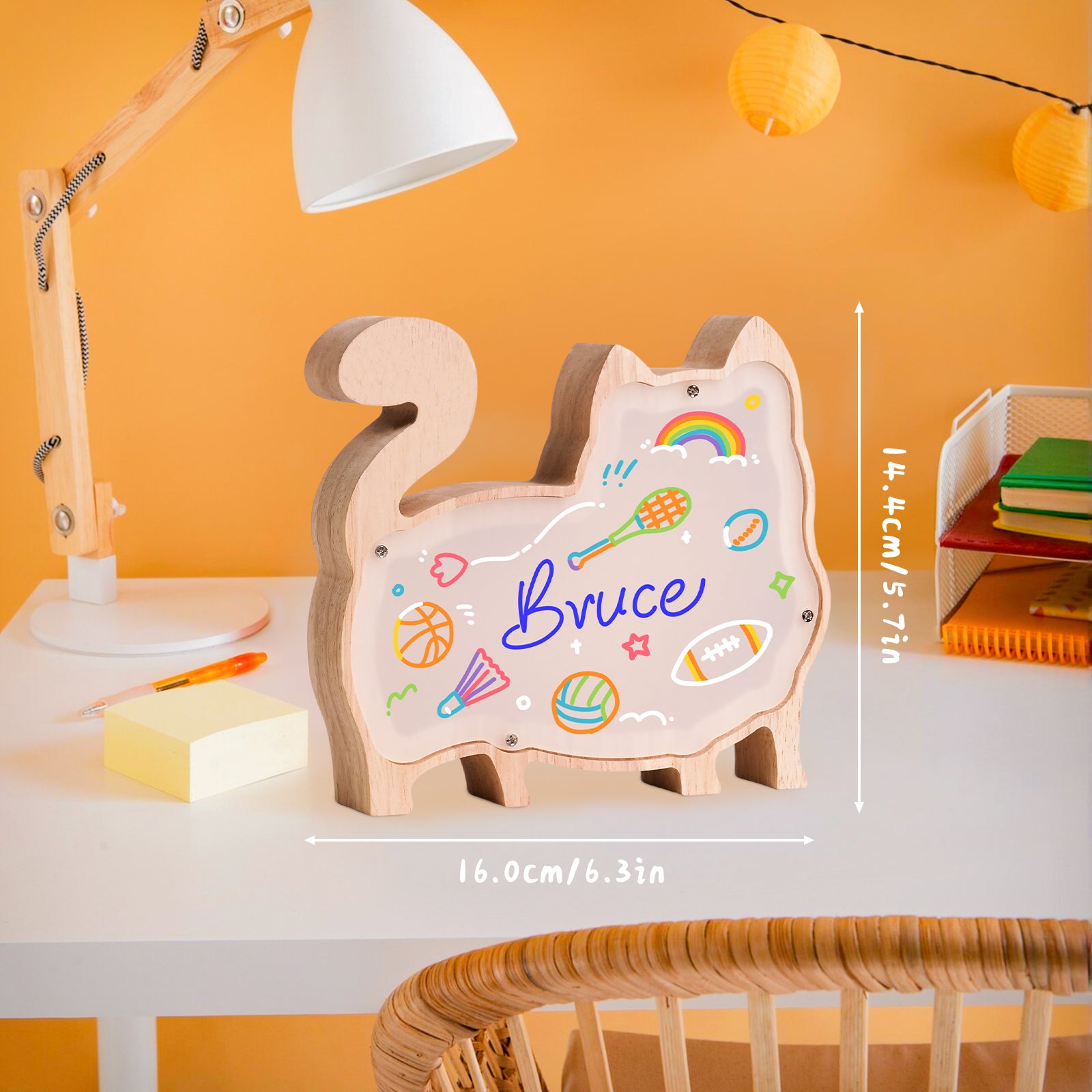 Cat Lamp Kit: DIY, Paintable, Great for Kids