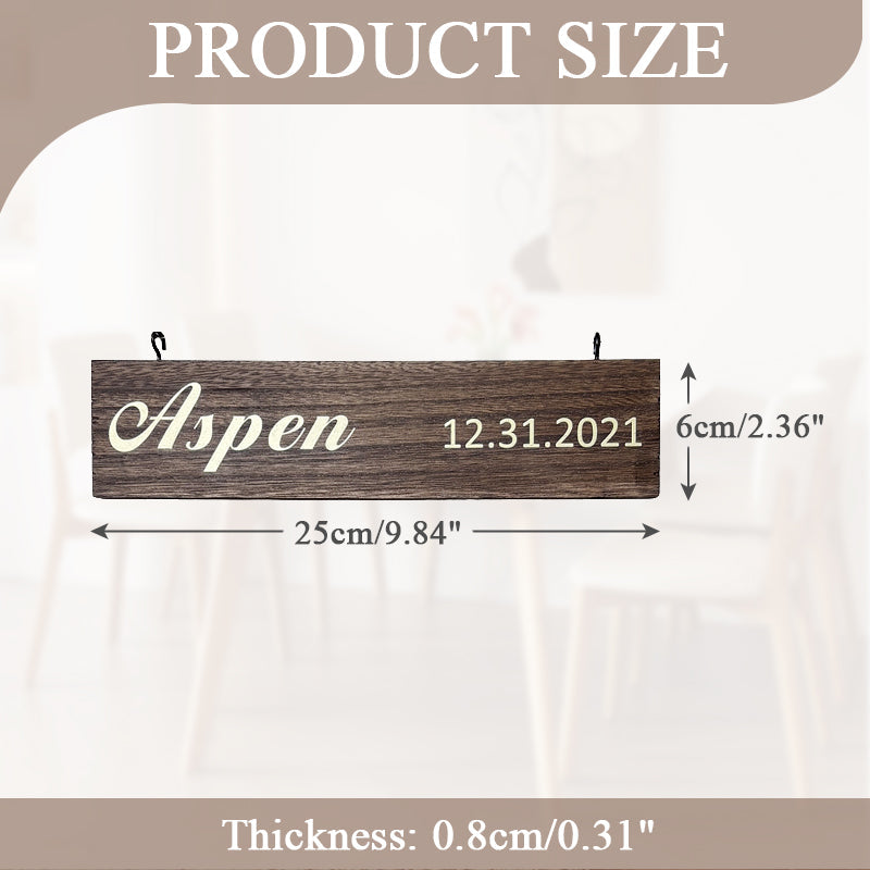 [Add-on Only] Extra Name Slats for Luxe Gold Family Sign