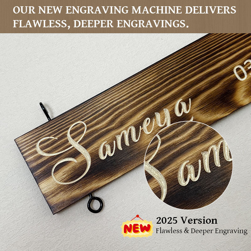 [Add-on Only] Extra Name Slats for Deep Engraved Family Sign