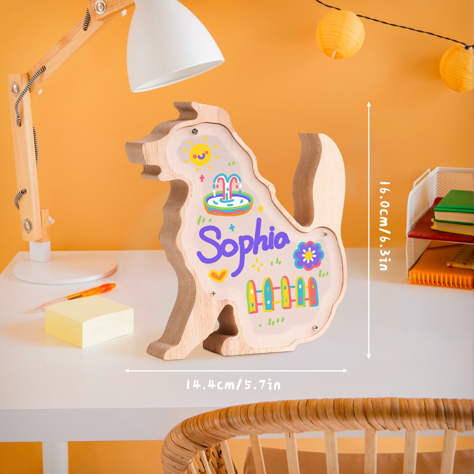 Dog Lamp Kit: DIY, Paintable, Perfect for Kids