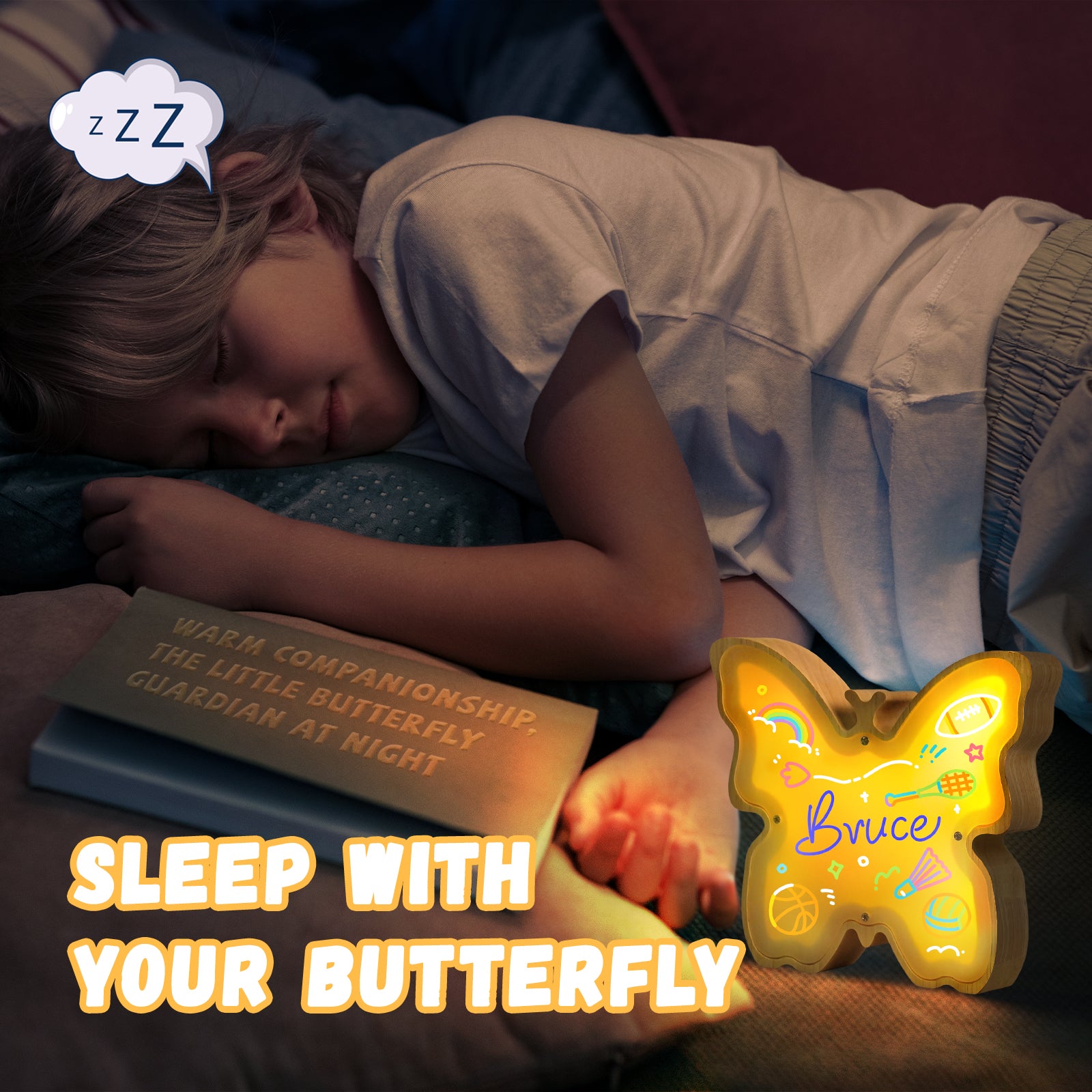 Butterfly Lamp Kit: DIY, Paintable, Perfect for Kids