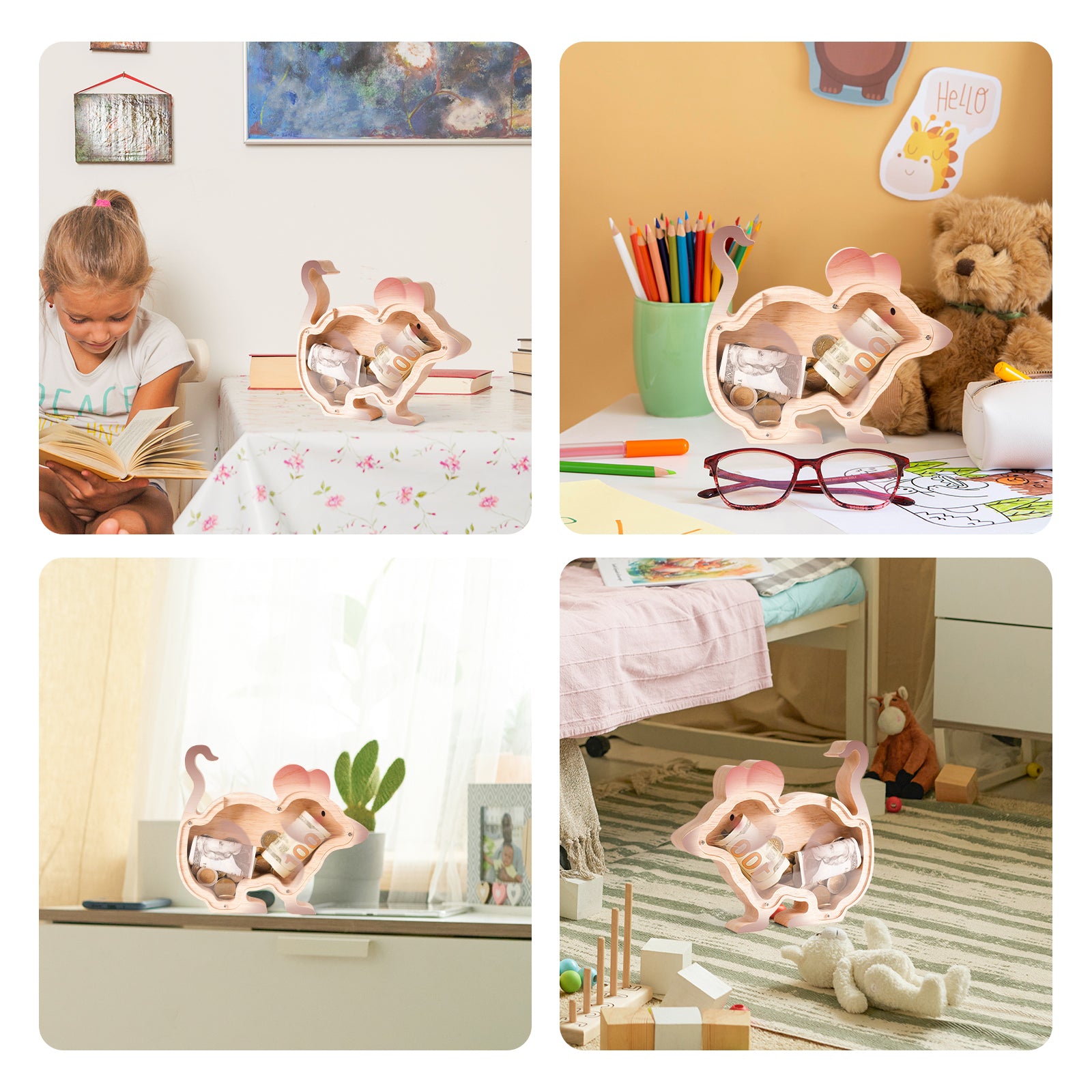 Rat Piggy Banks: Cute, Unbreakable, Safe, Perfect for Kids