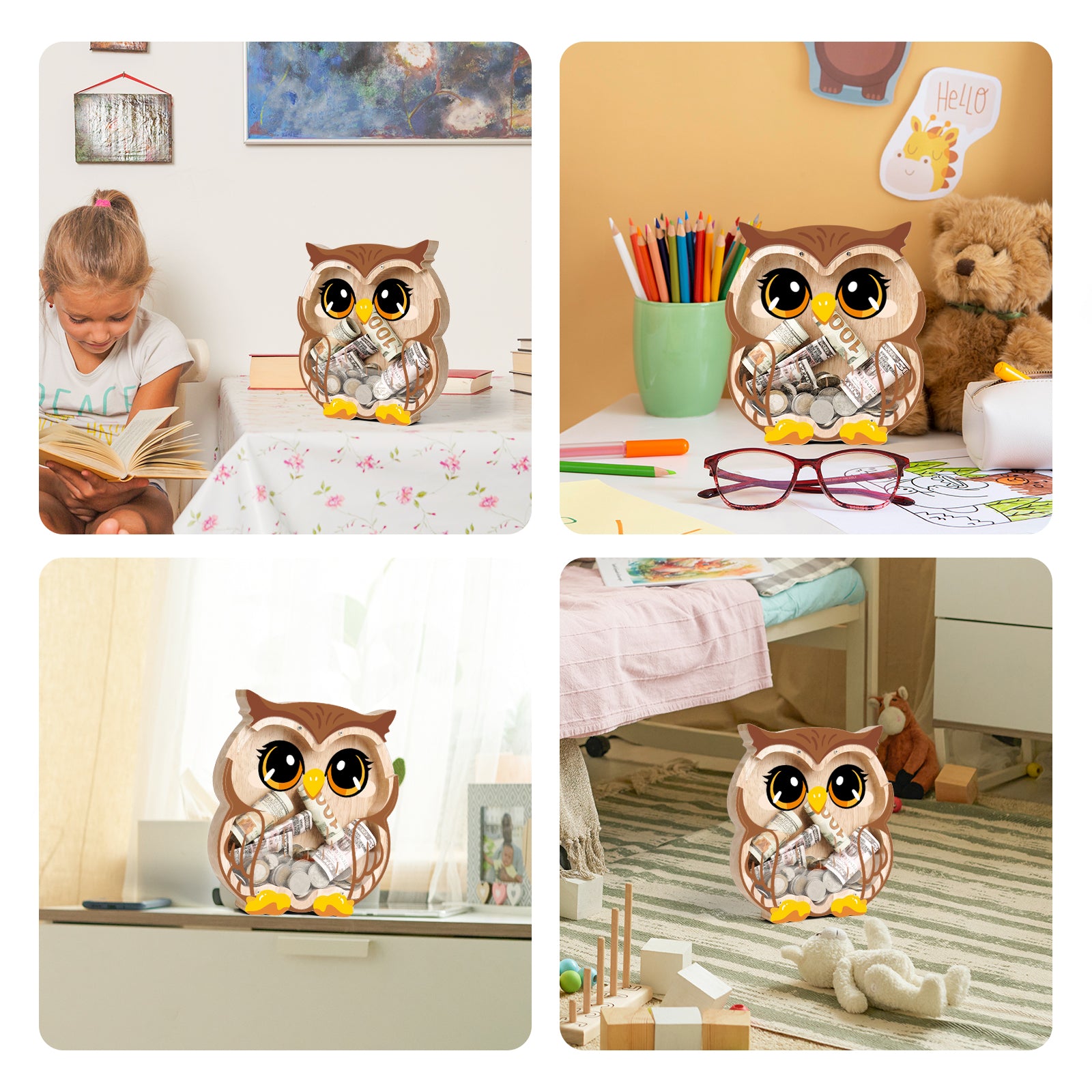 Owl Coin Bank