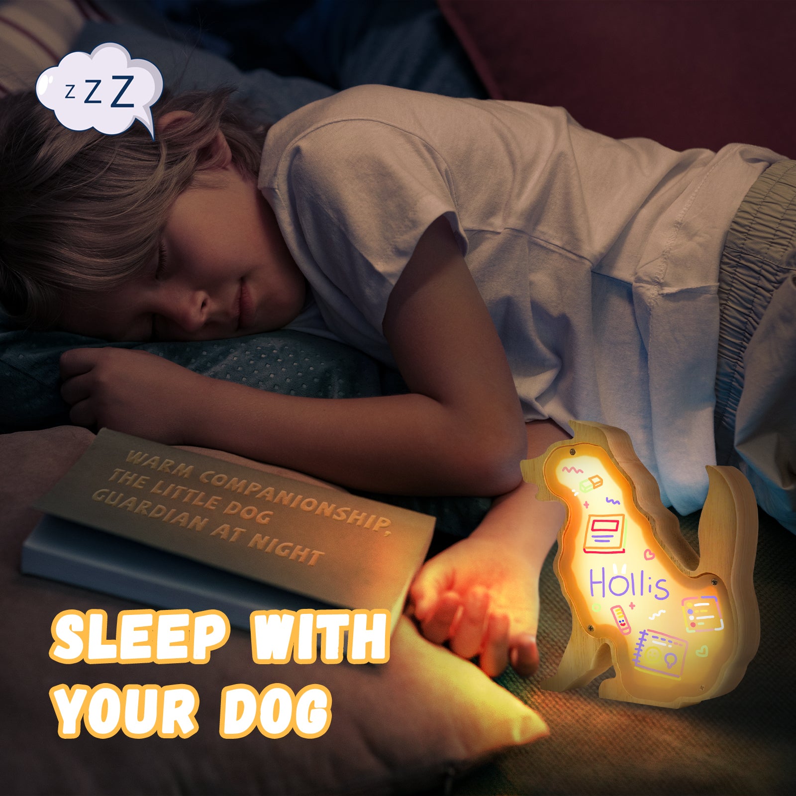 Dog Lamp Kit: DIY, Paintable, Perfect for Kids