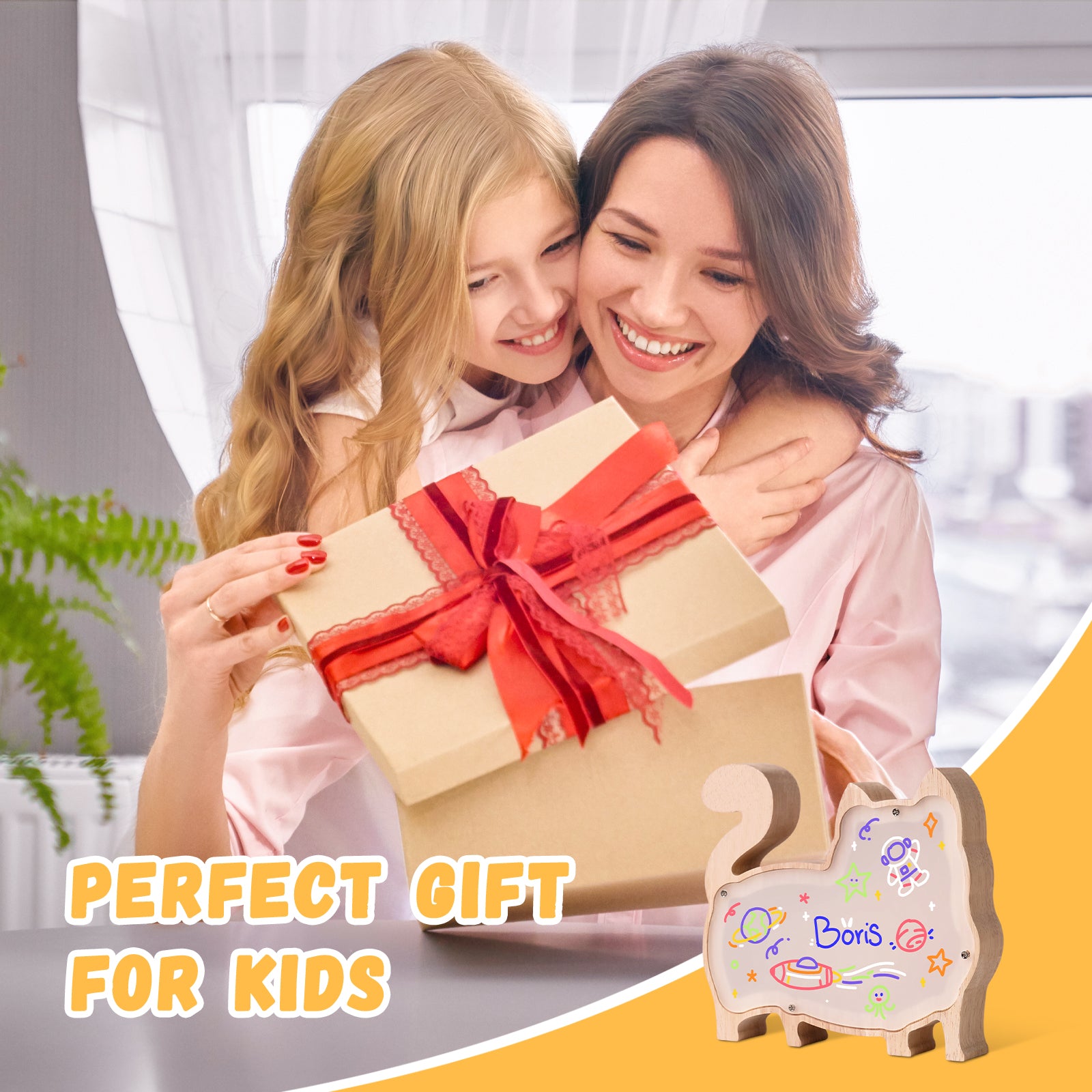 Cat Lamp Kit: DIY, Paintable, Great for Kids