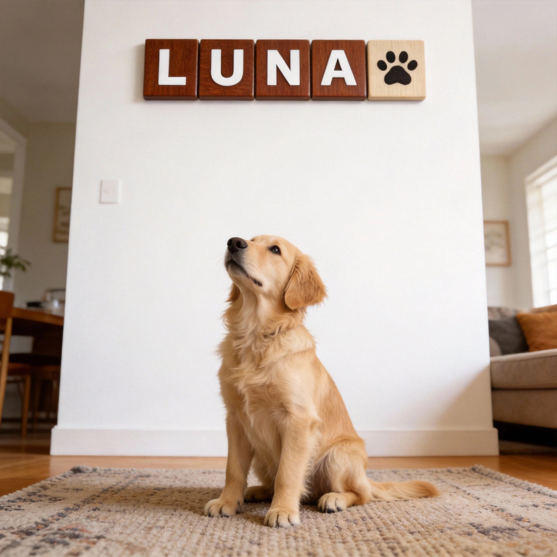 Crossword Family Wall