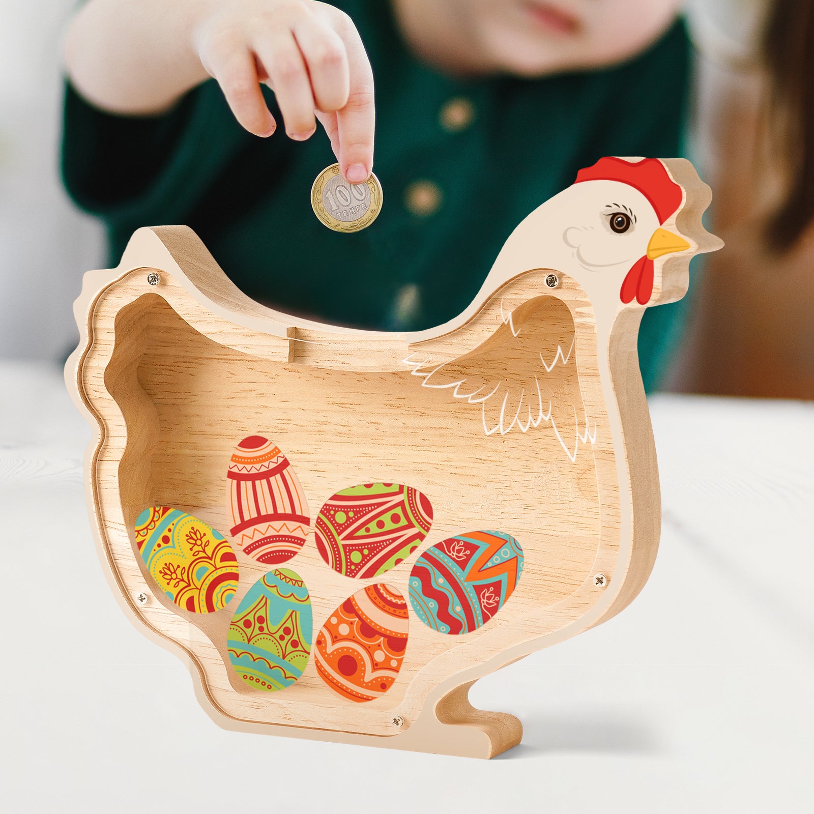 Chicken Piggy Bank: Unbreakable, Cute, Personalized Gift