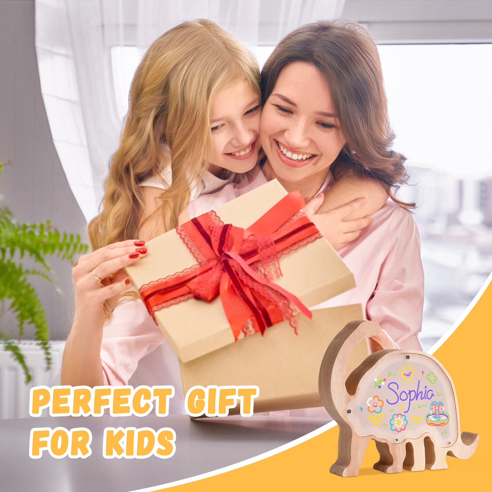 Brachiosaurus Lamp Kit: DIY, Paintable, Perfect Birthday Gift