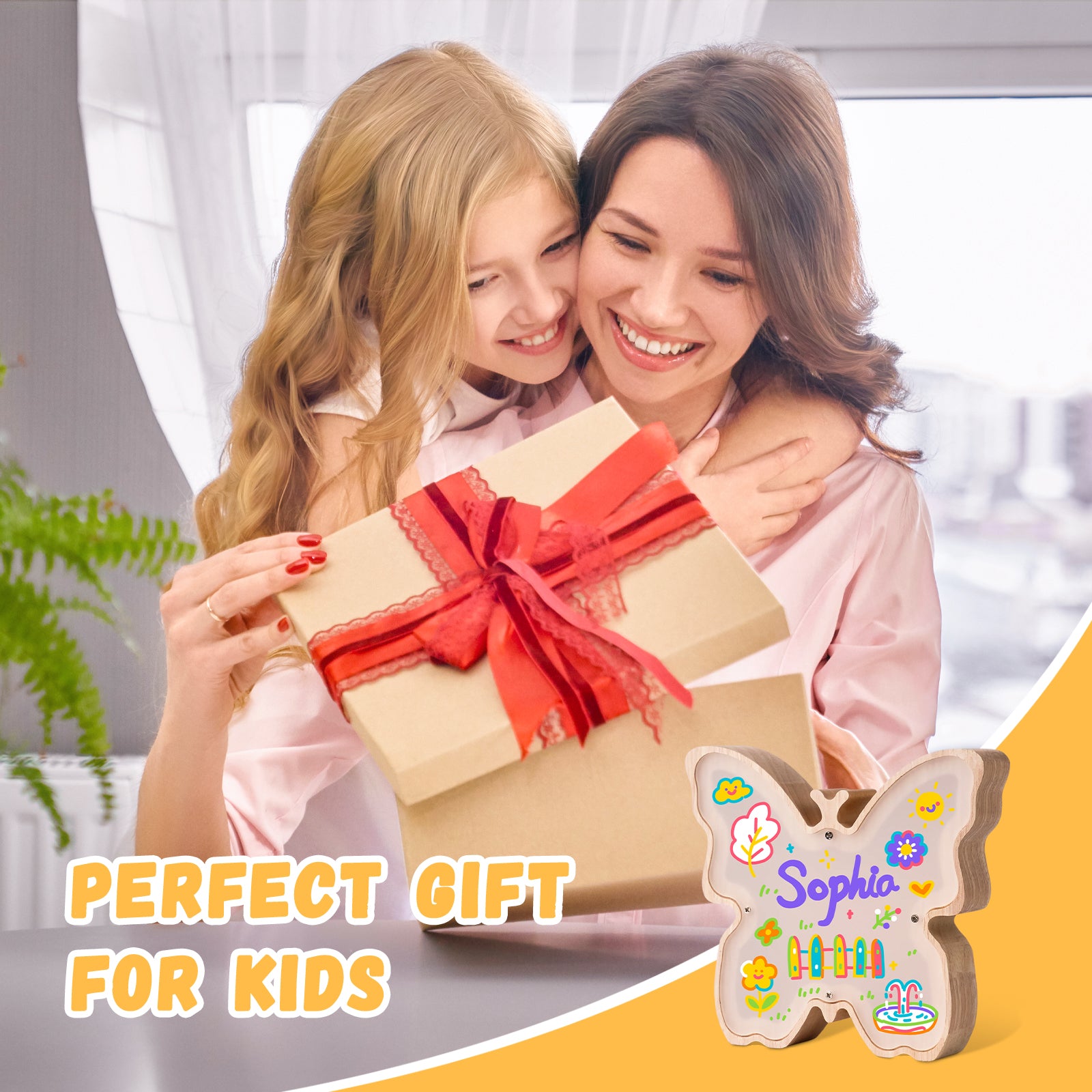 Butterfly Lamp Kit: DIY, Paintable, Perfect for Kids