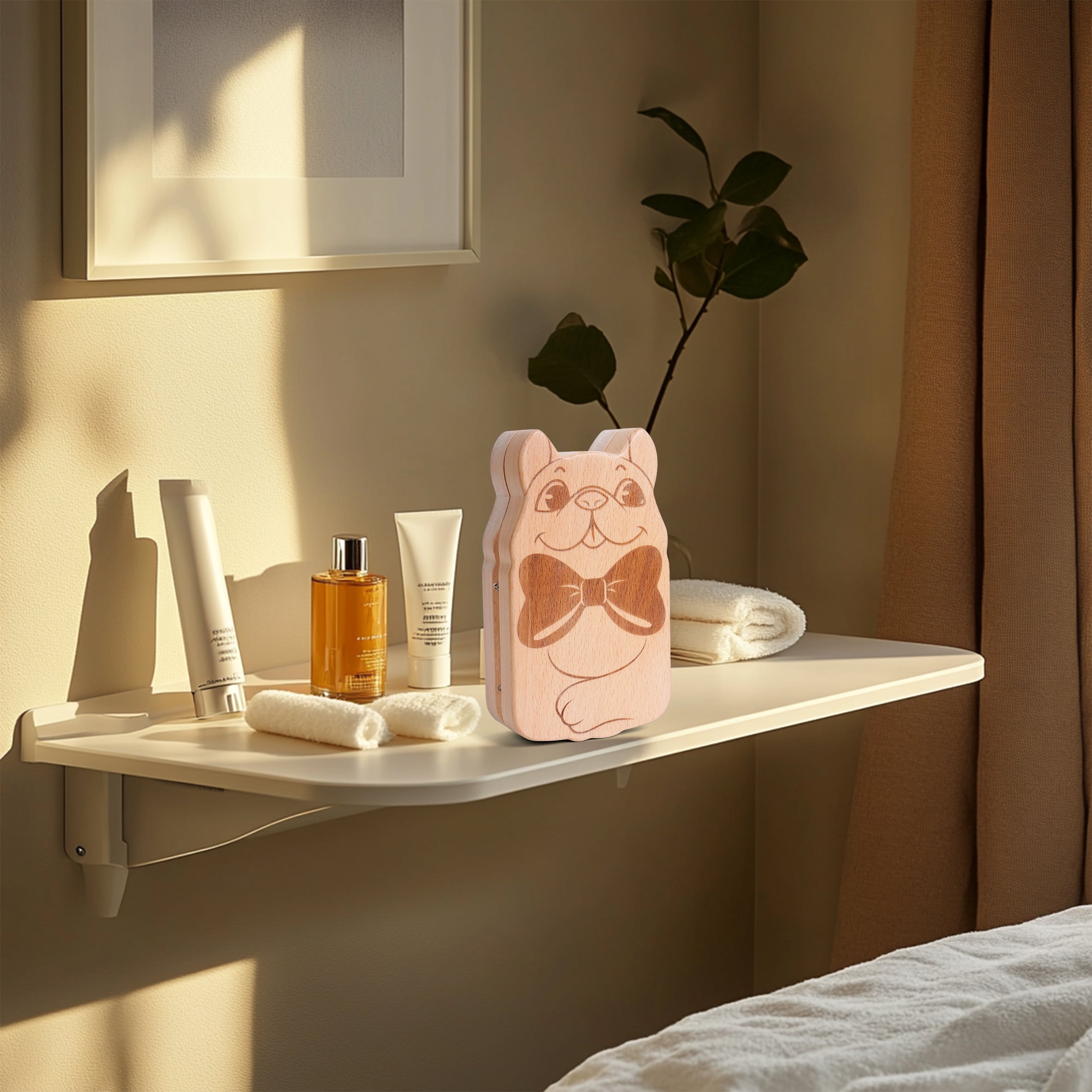 Puppy Wooden Jewelry Box - Adorable & Functional Storage for Your Treasures