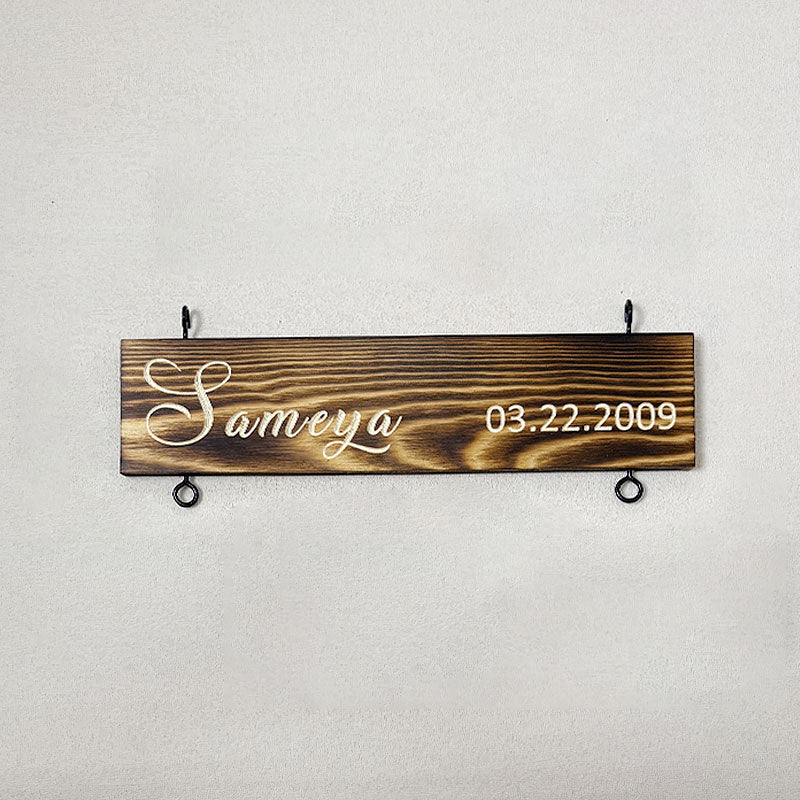 [Add-on Only] Extra Name Slats for Deep Engraved Family Sign