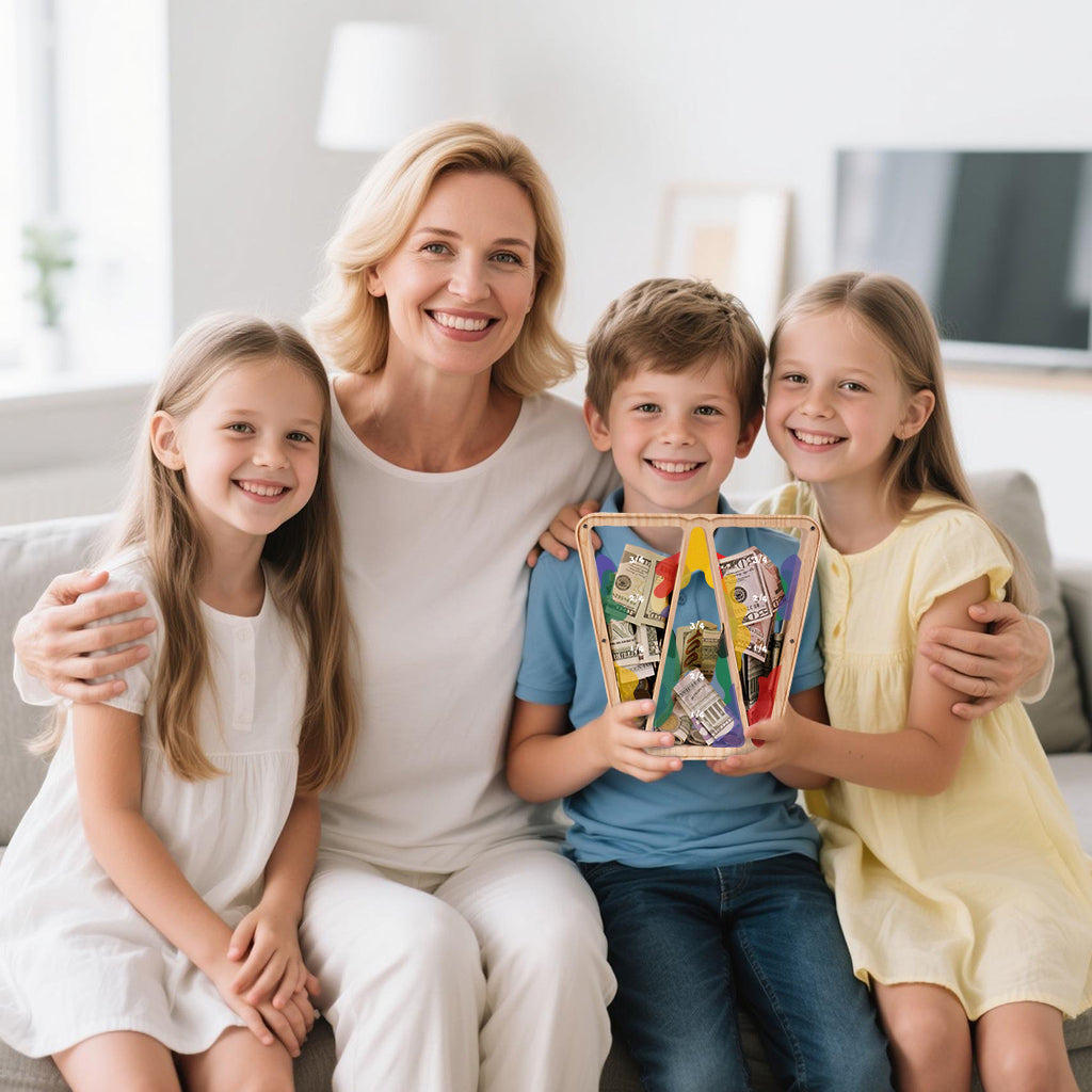 Ladder Piggy Bank - Unique Savings Gift for kids & Families