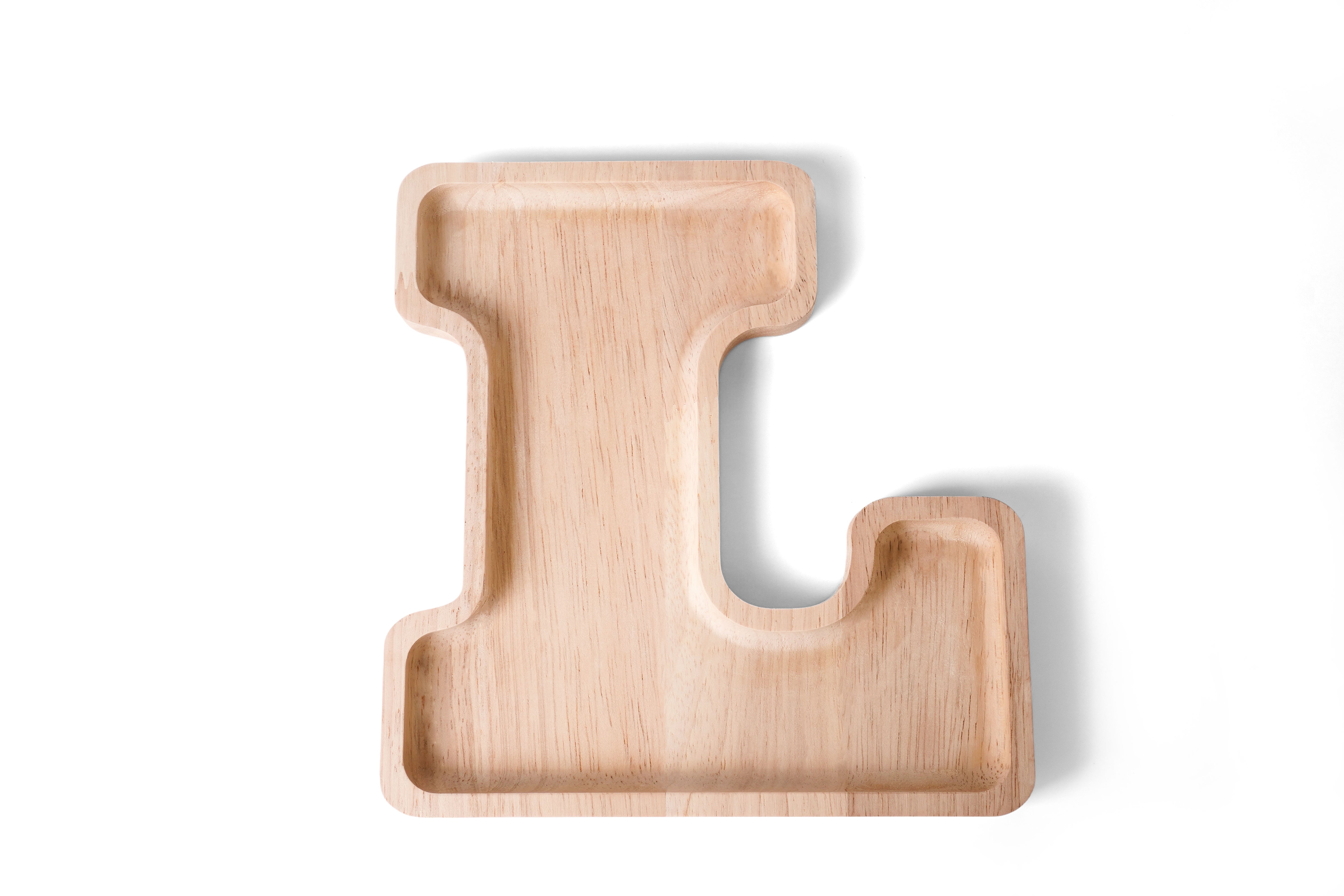 Wooden Letter Tray Set: Decorative & Practical functional, Eco-Friendly, Forming baby names