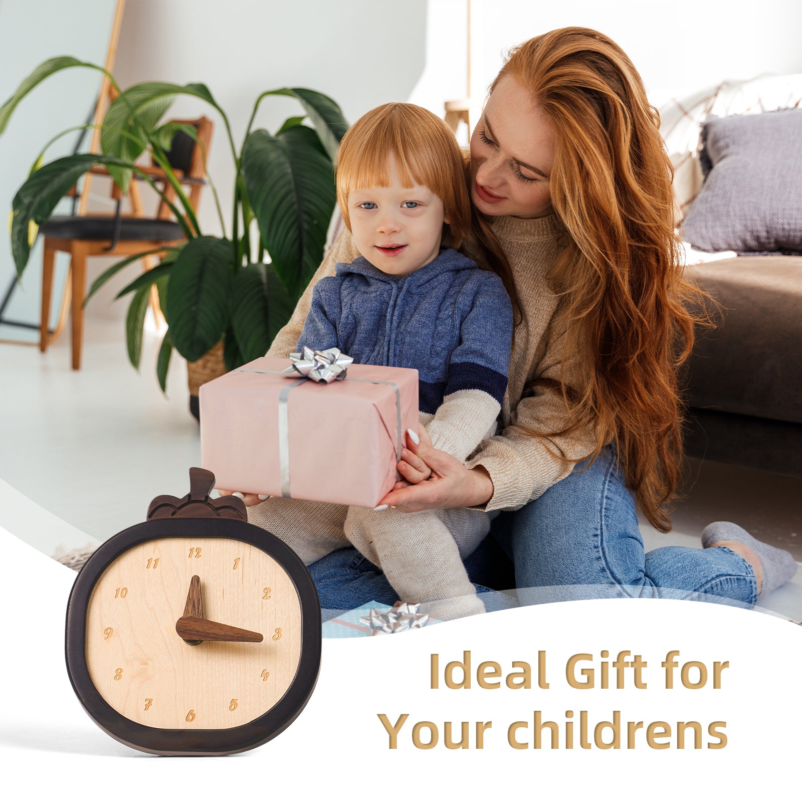 Mangosteen Wooden Desk Clock – Exotic Elegance Meets Functional Art