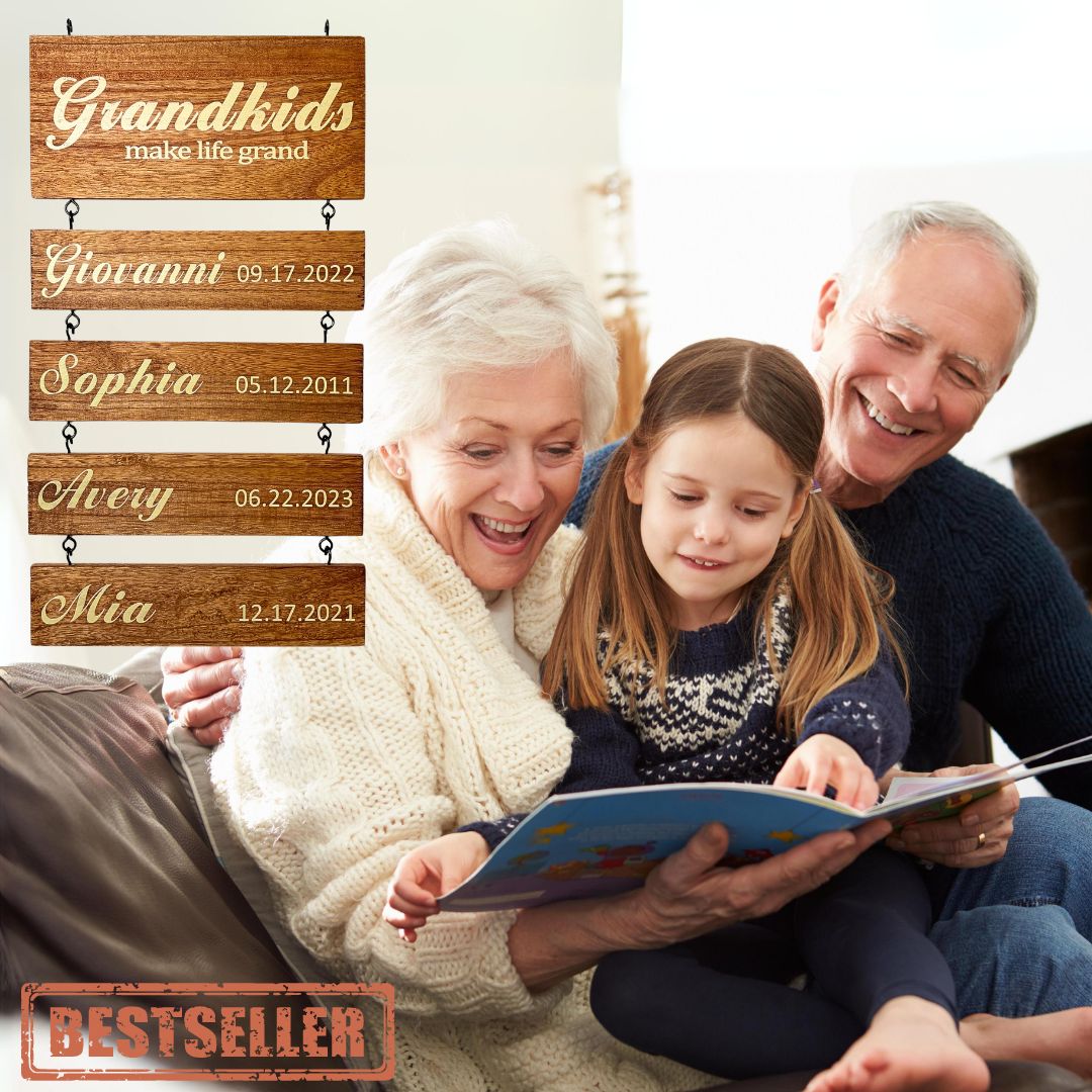 Personalized Family Birthdays Hanging Sign | 2025 Version Printed Design