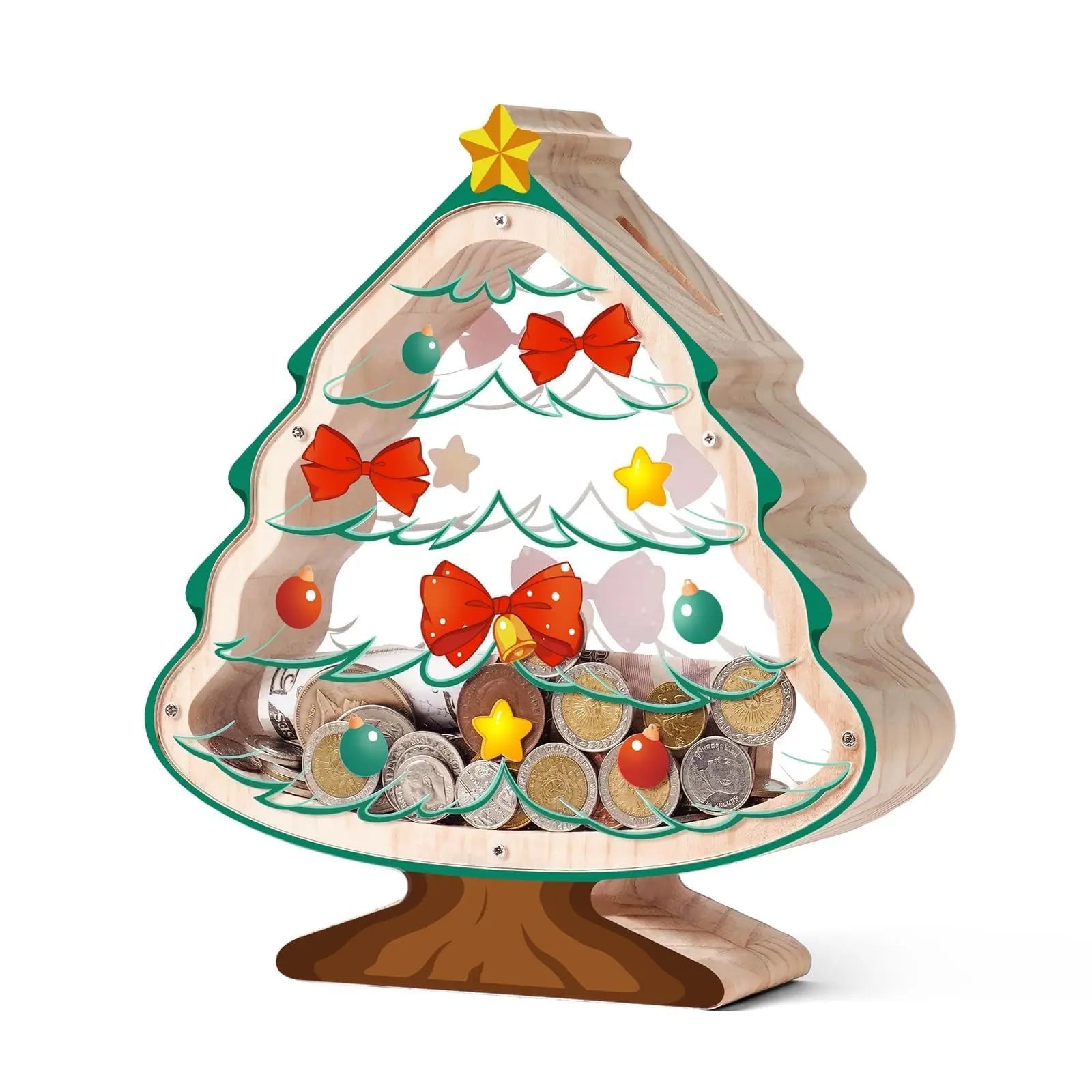 🎄Christmas Tree Piggy Bank
